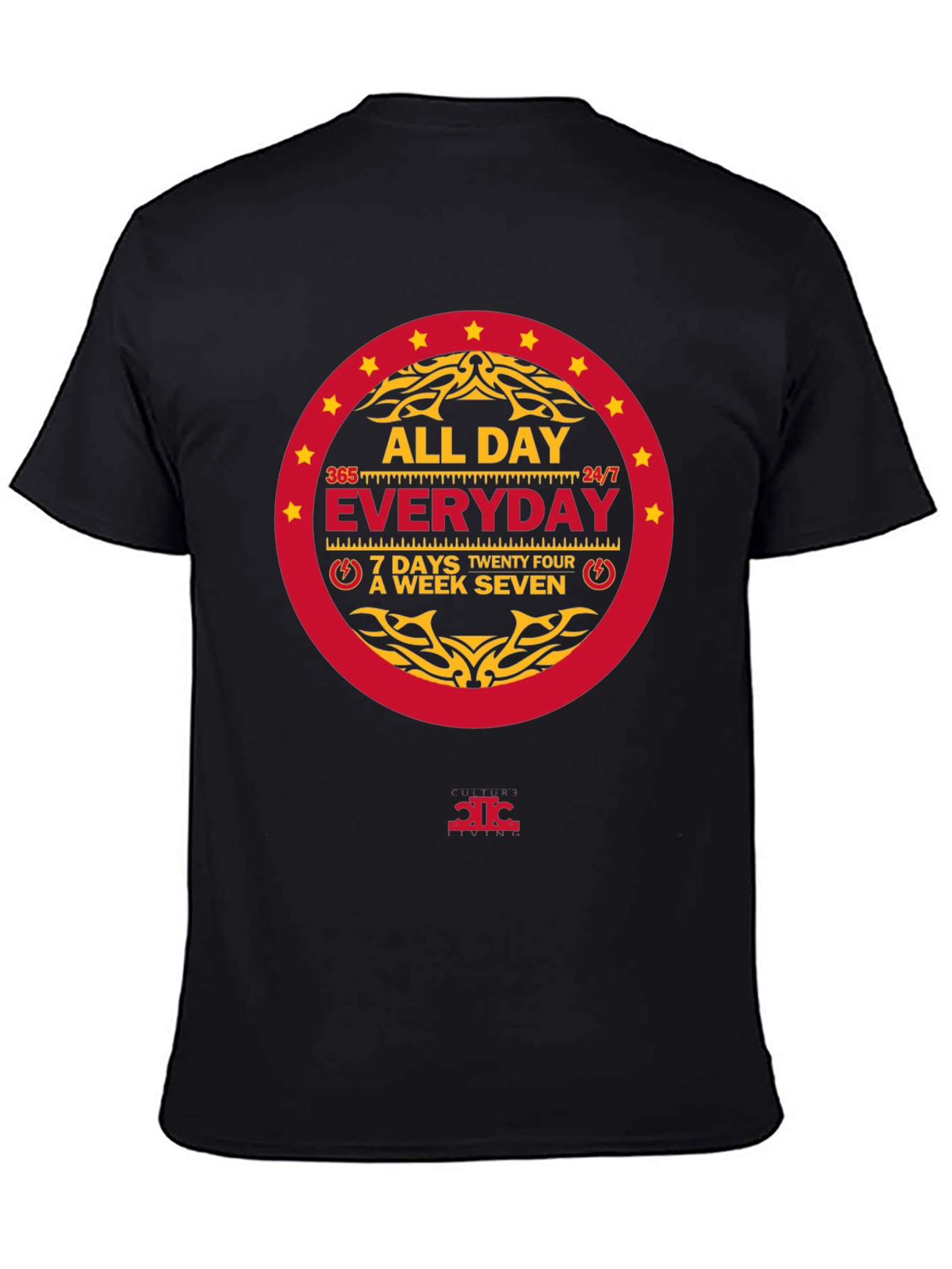 All Day Everyday Black T-Shirt