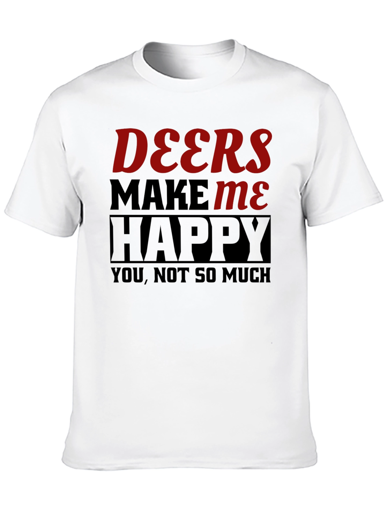 Deers Make Me Happy Graphic Tee