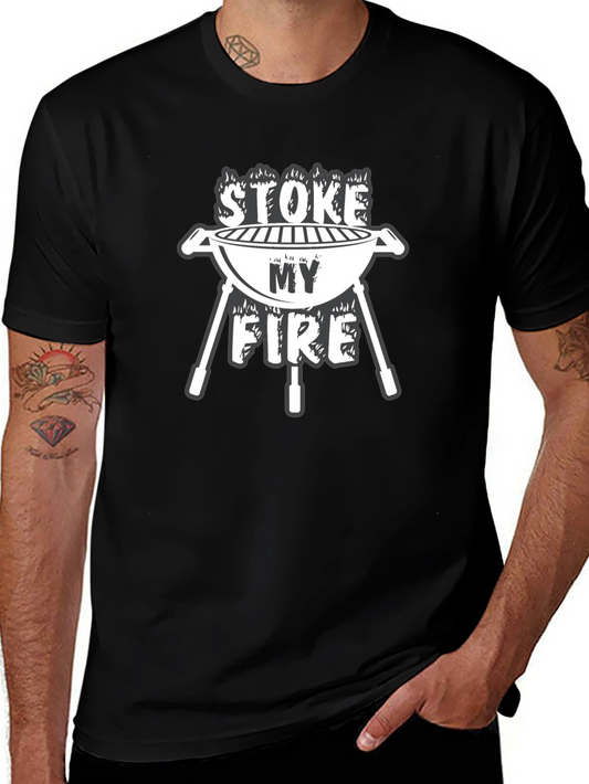 Stoke My Fire BBQ T-Shirt - Grill Master Tee