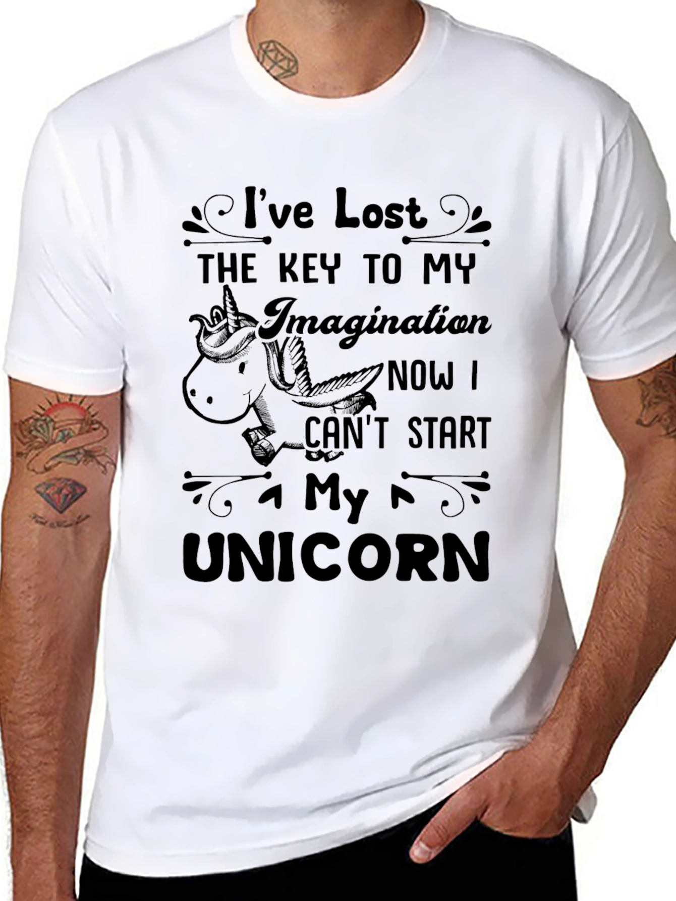 Unicorn Imagination Graphic Tee