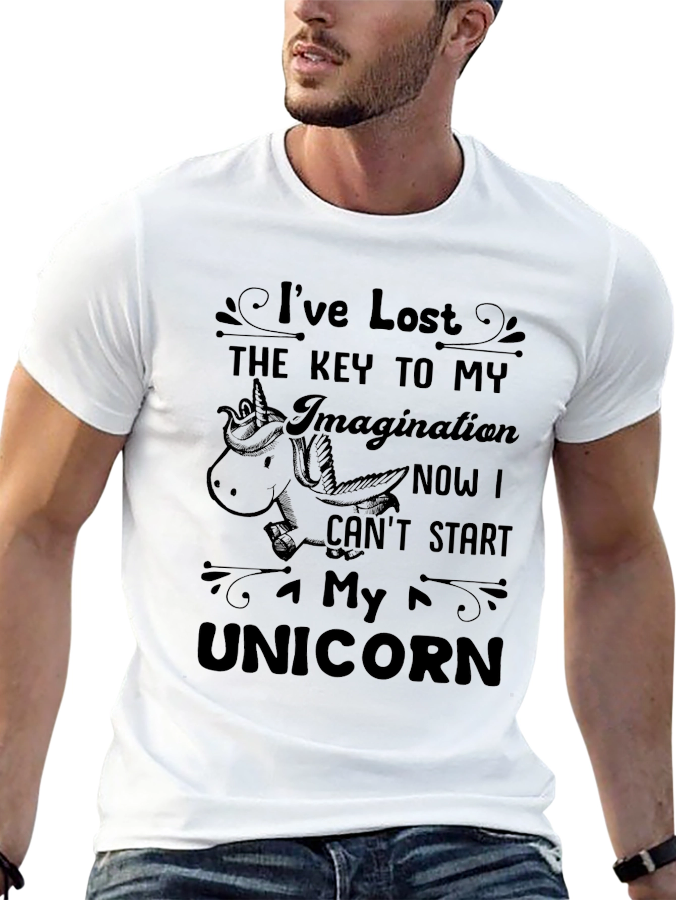 Unicorn Imagination Graphic Tee