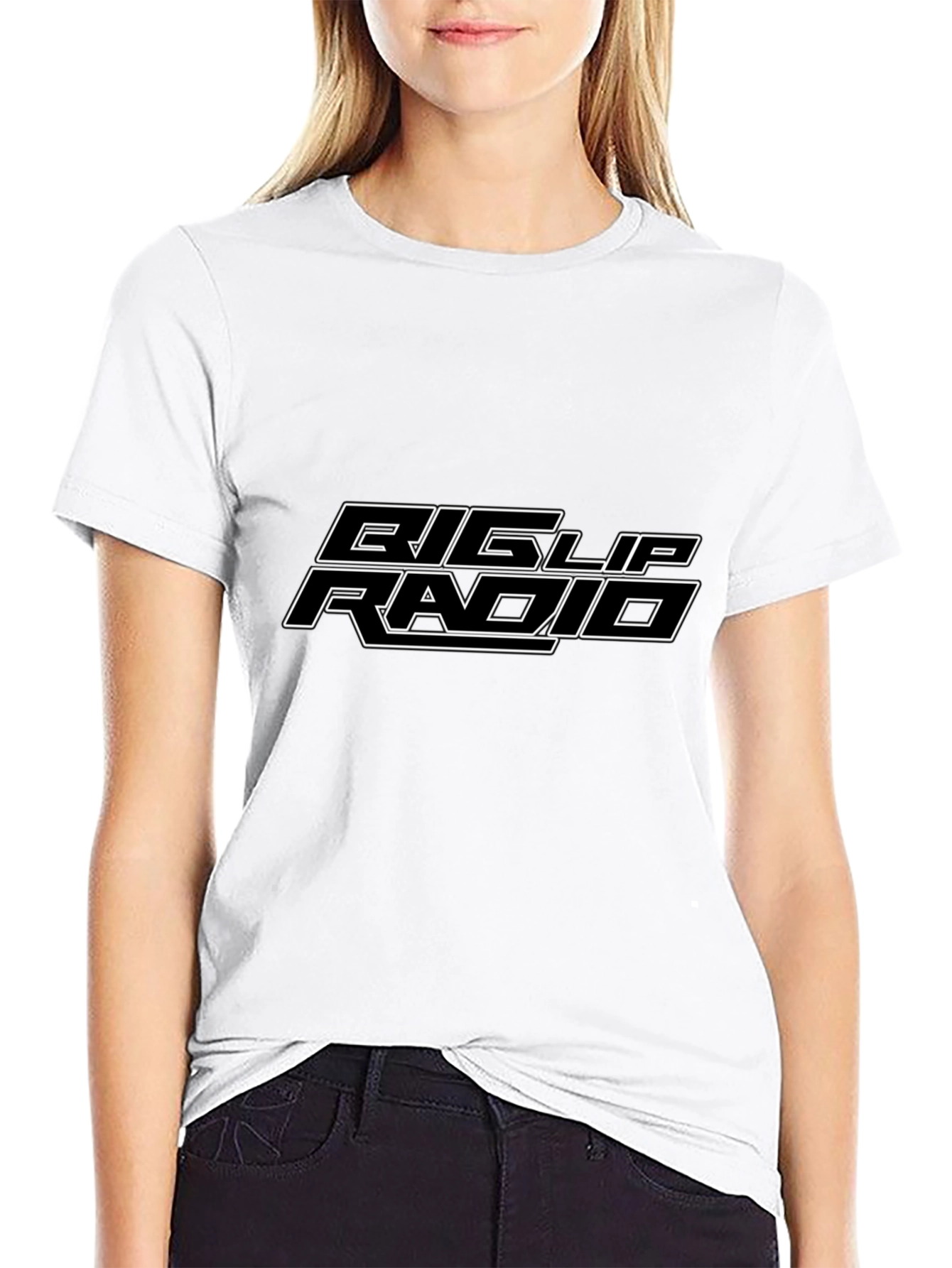 Big Lip Radio Black Graphic Tee