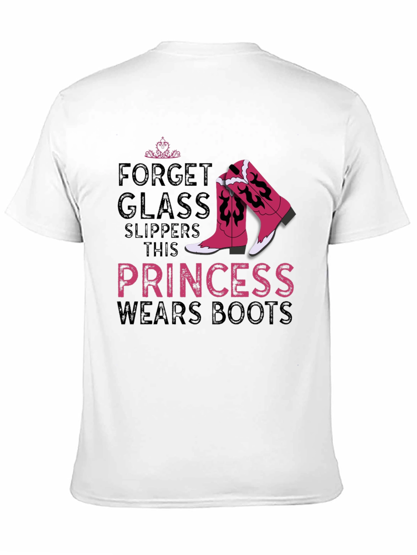 Princess Wears Boots Graphic T-Shirt