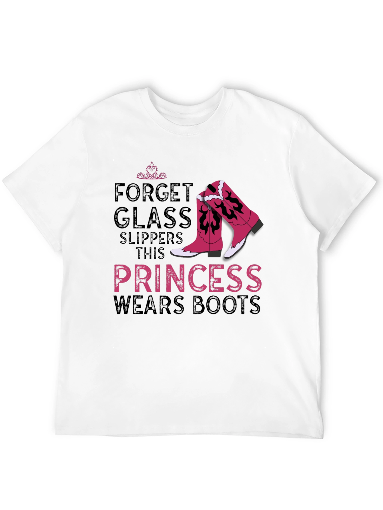 Princess Wears Boots Graphic T-Shirt