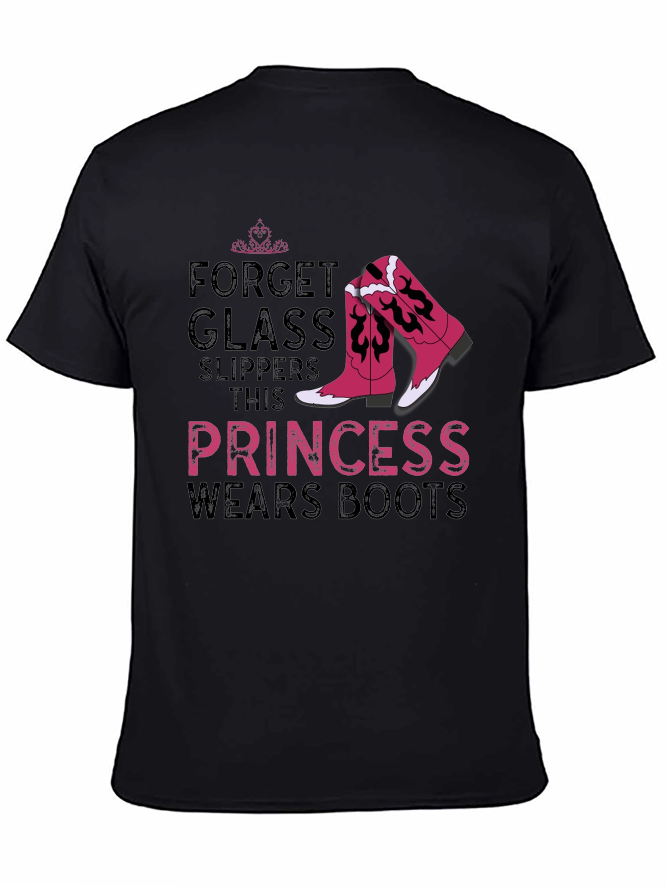 Princess Wears Boots Graphic T-Shirt