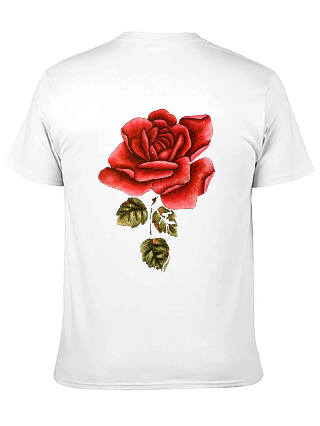 Rose Graphic Tee - Classic Black T-Shirt