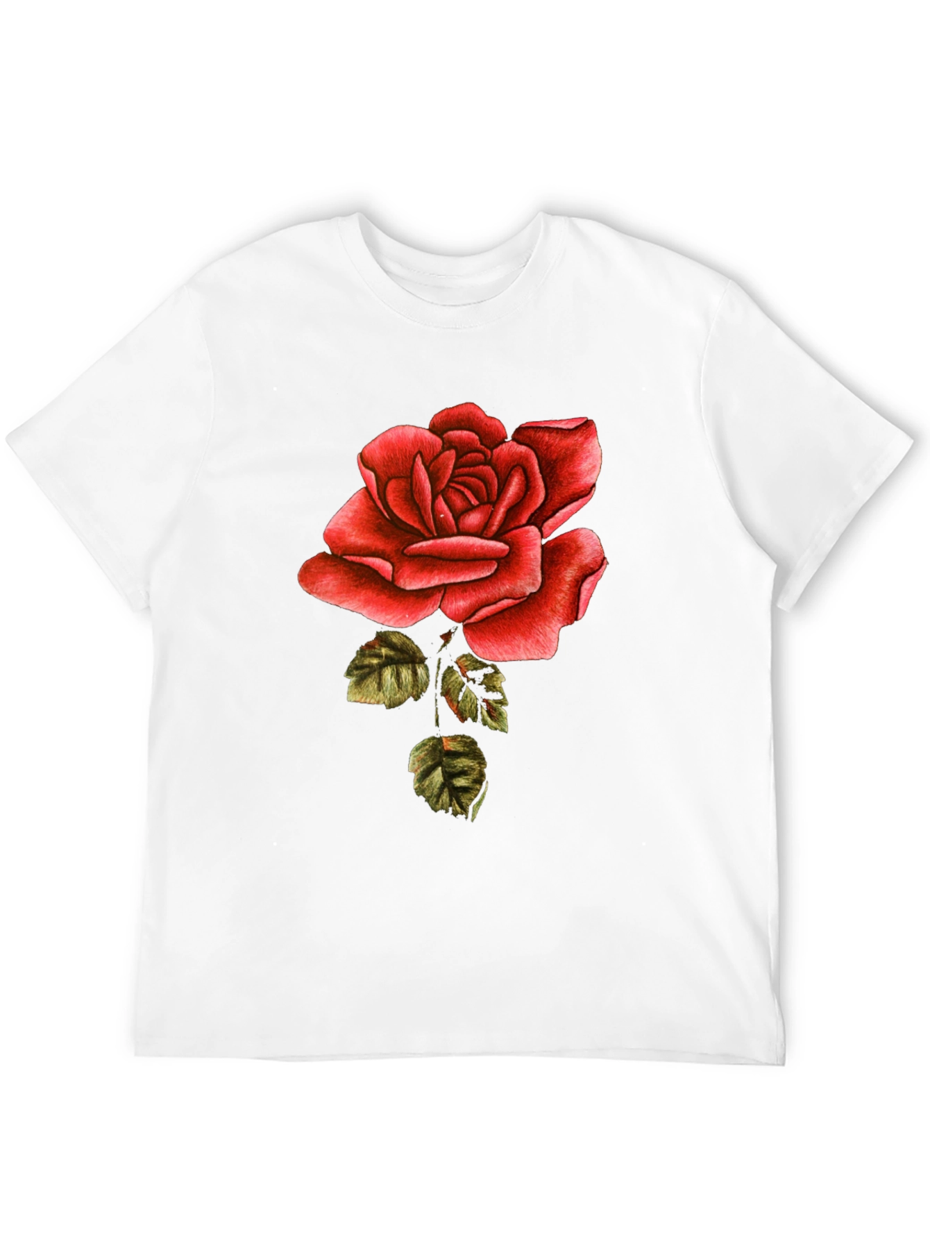 Rose Graphic Tee - Classic Black T-Shirt