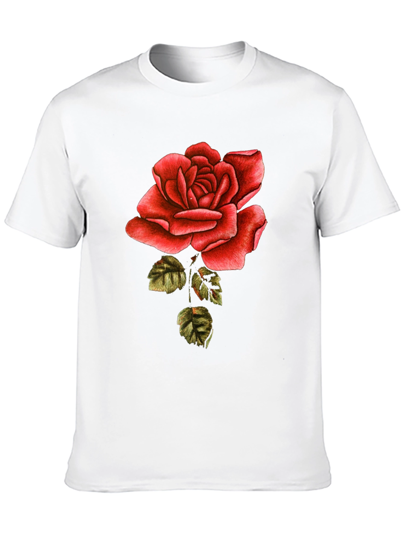 Rose Graphic Tee - Classic Black T-Shirt