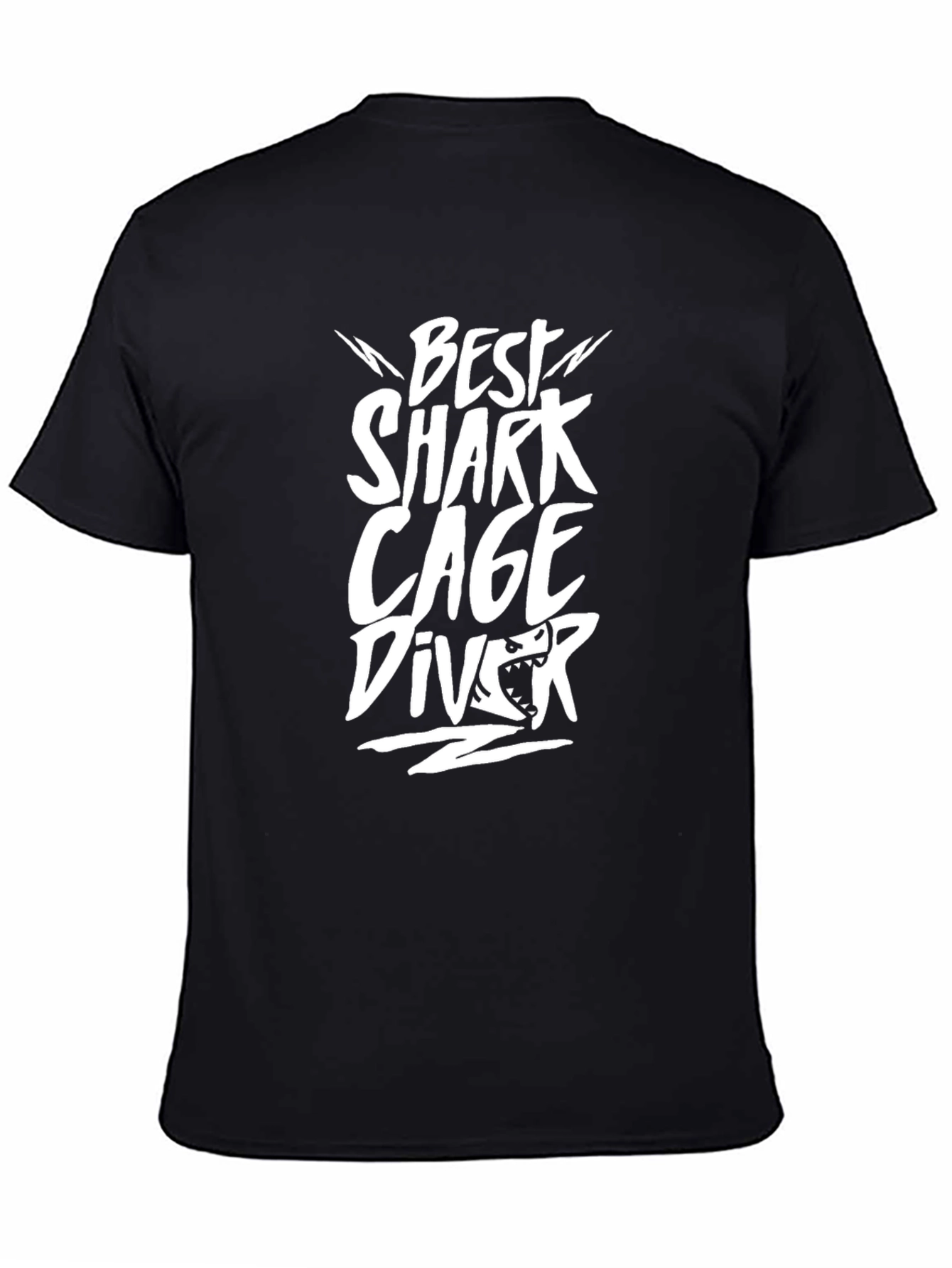 Best Shark Cage Diver T-Shirt - Black