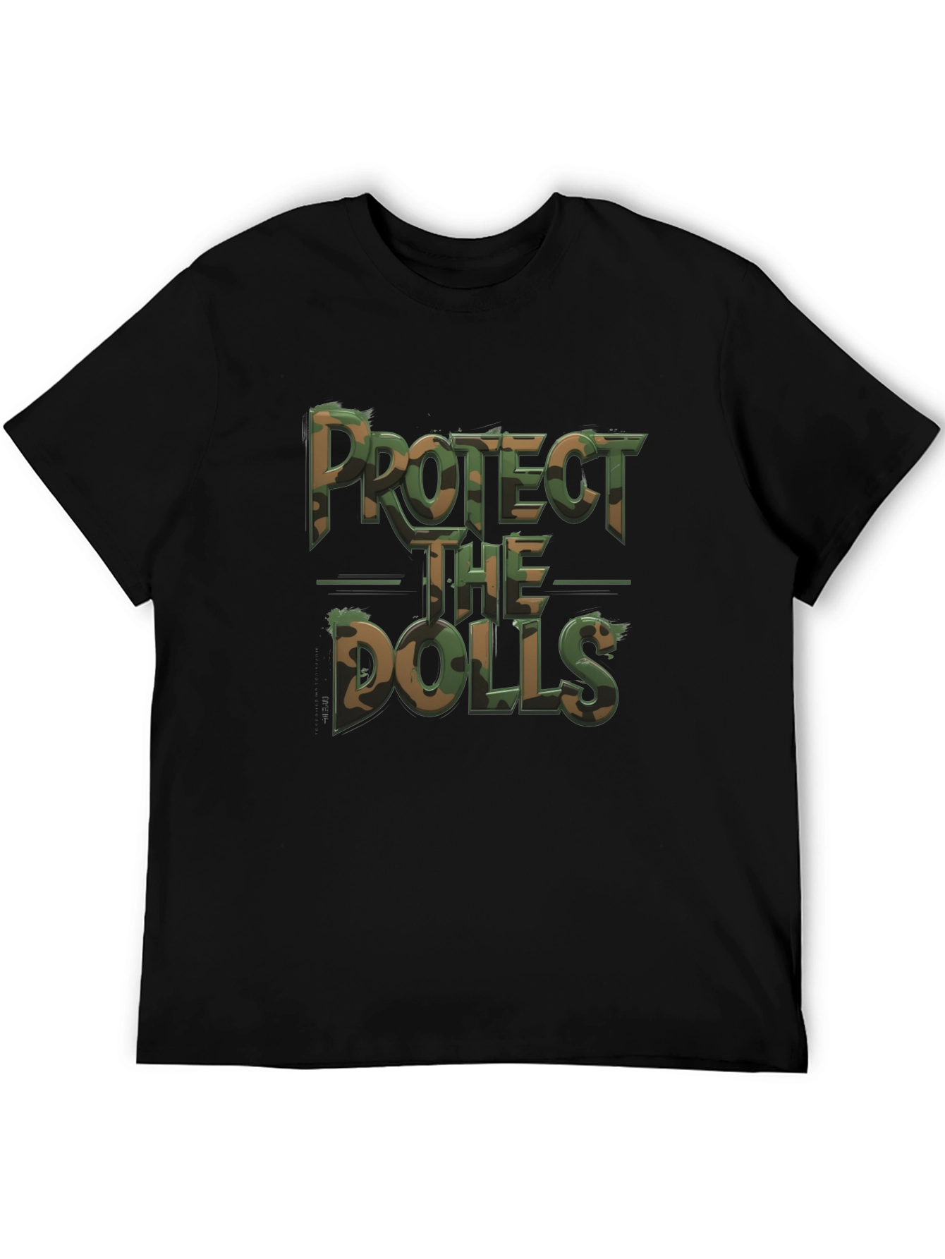 Protect the Dolls Camo Graphic Tee