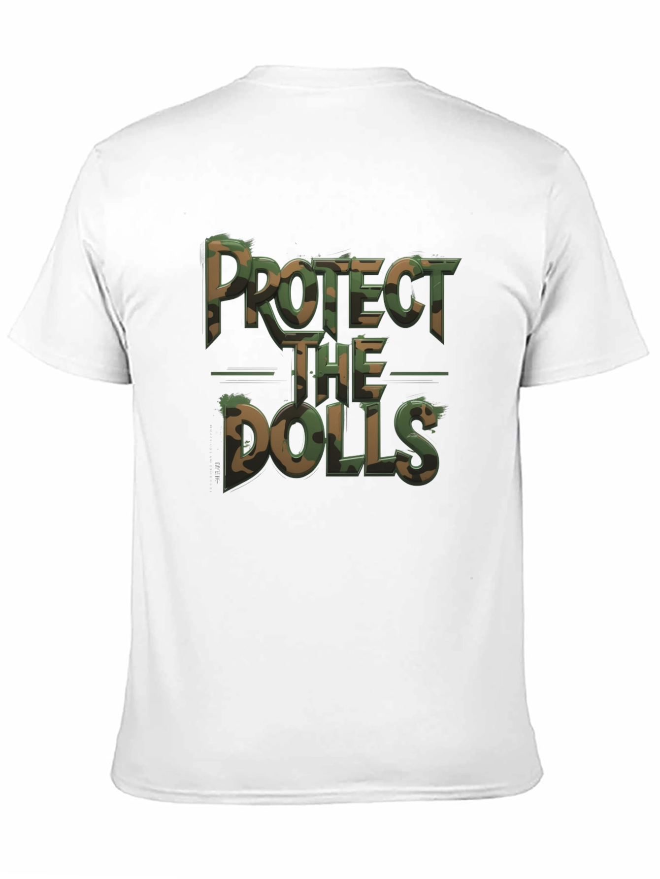 Protect the Dolls Camo Graphic Tee