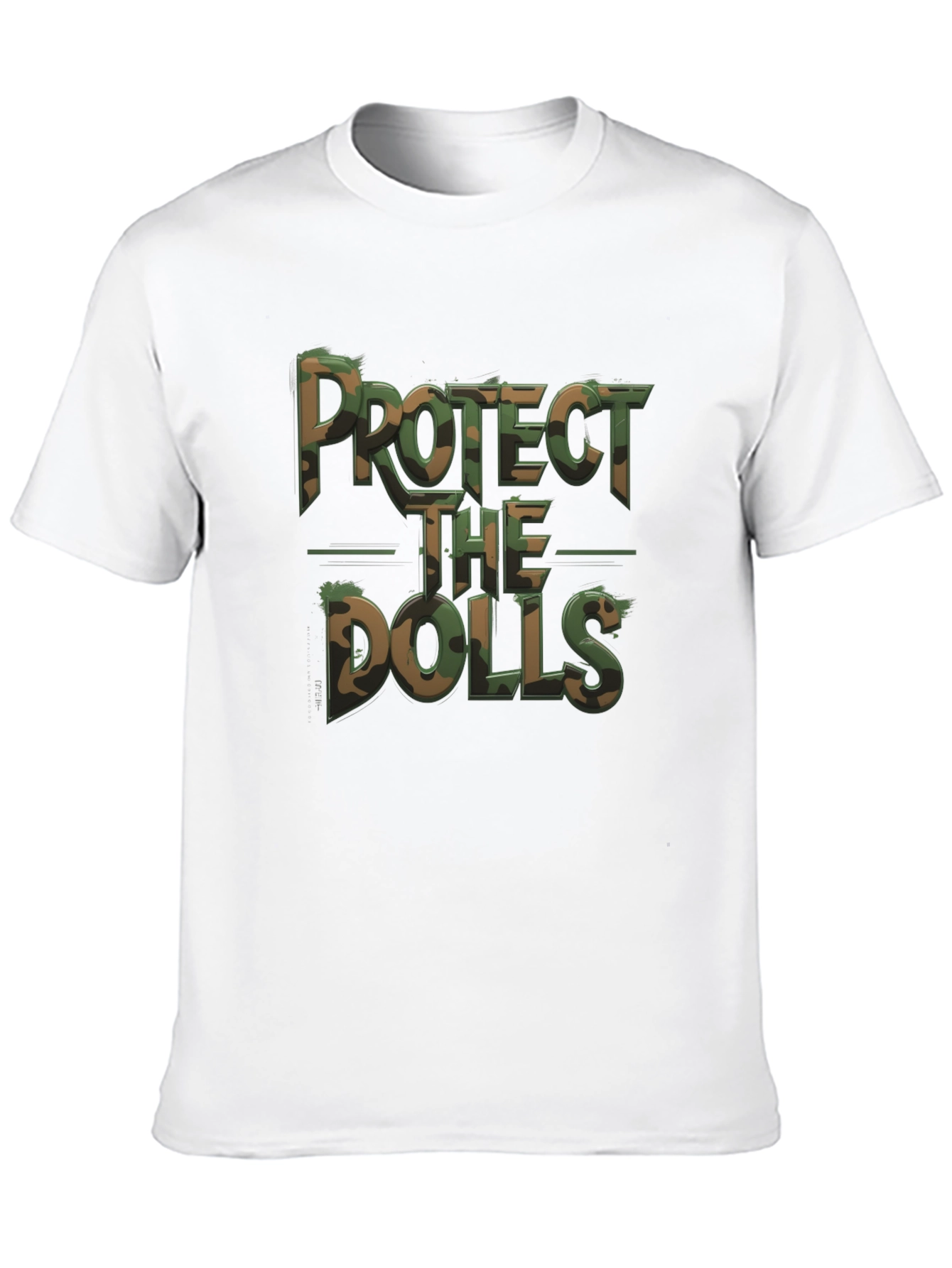 Protect the Dolls Camo Graphic Tee
