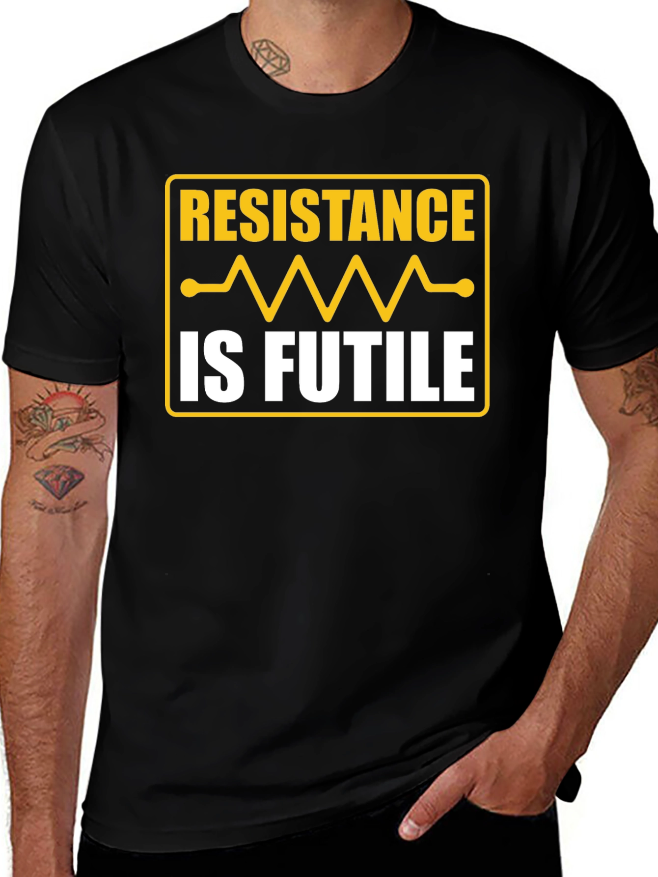 Resistance is Futile Graphic T-Shirt