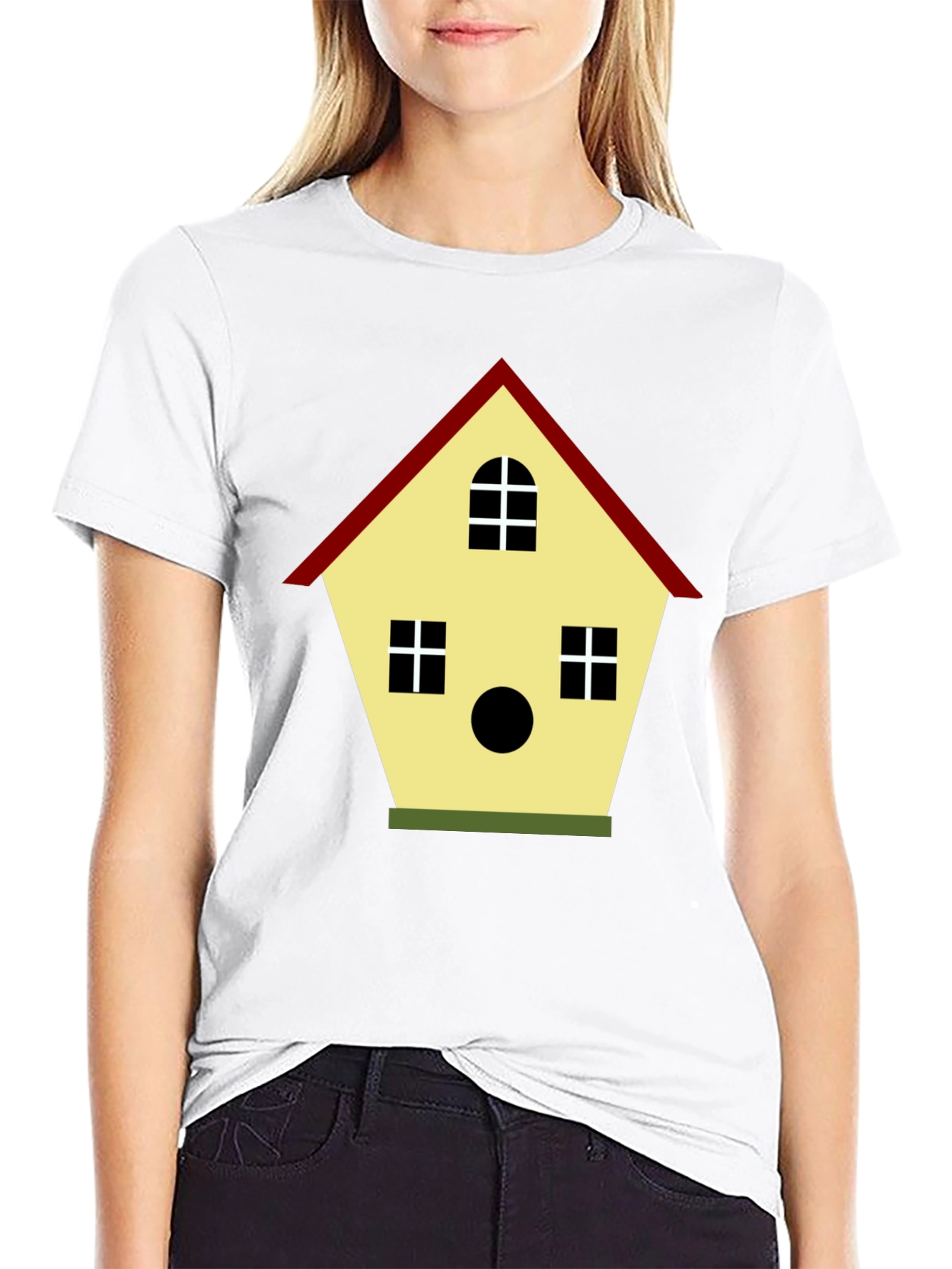Birdhouse Graphic Tee - Unisex Black Cotton T-Shirt
