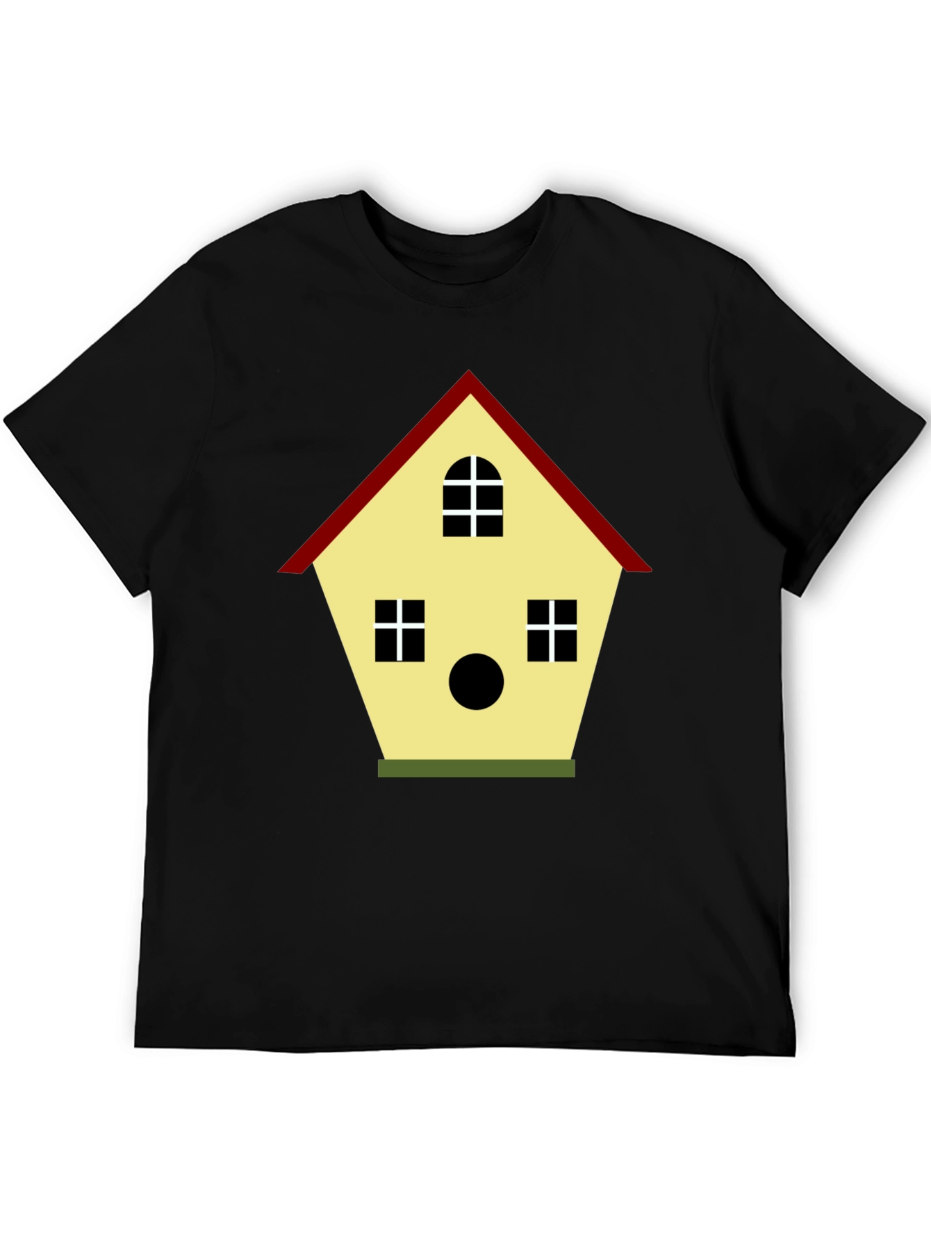 Birdhouse Graphic Tee - Unisex Black Cotton T-Shirt