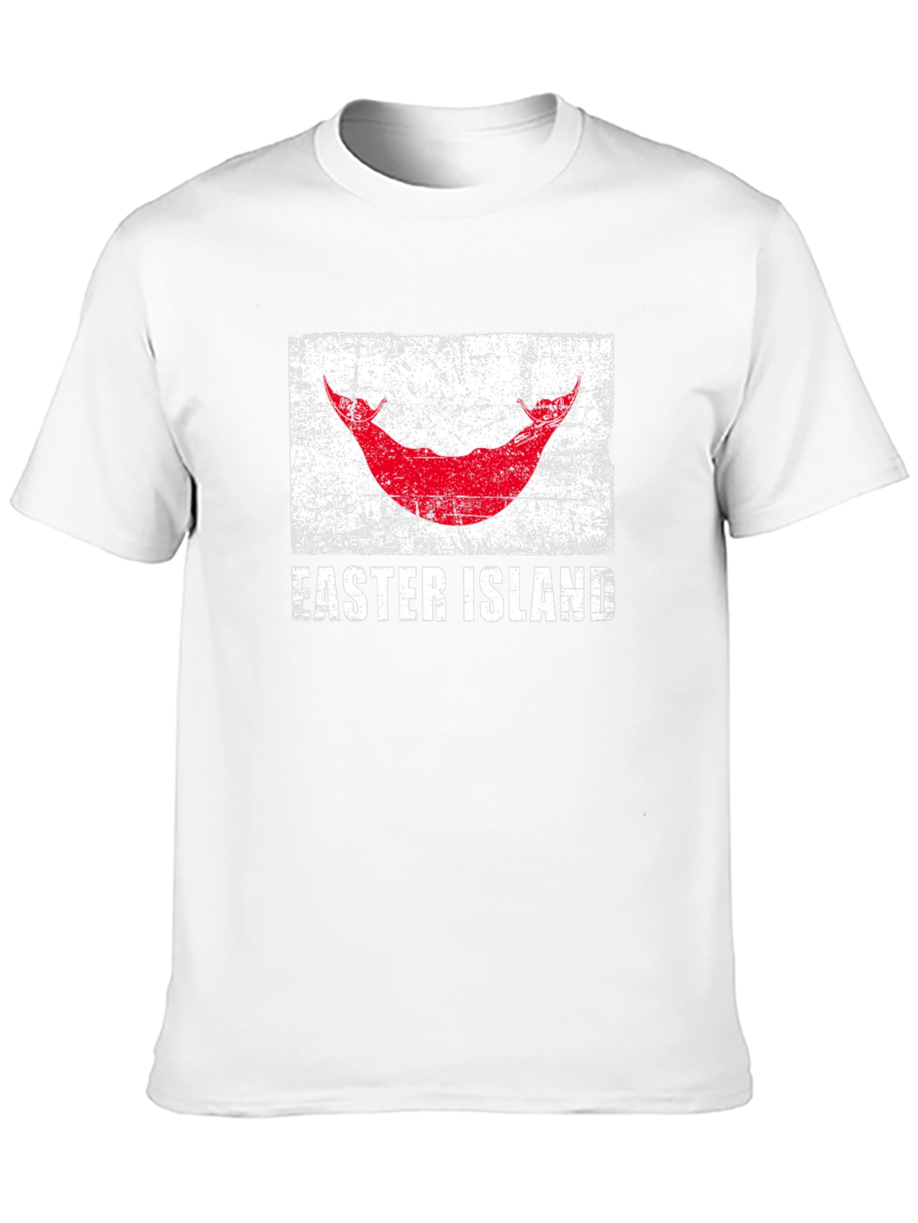 Easter Island Flag T-Shirt - Distressed Design