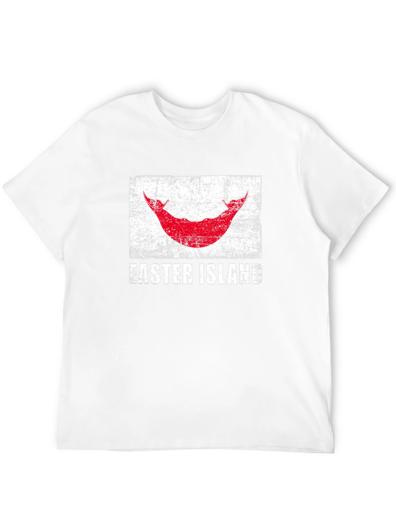 Easter Island Flag T-Shirt - Distressed Design