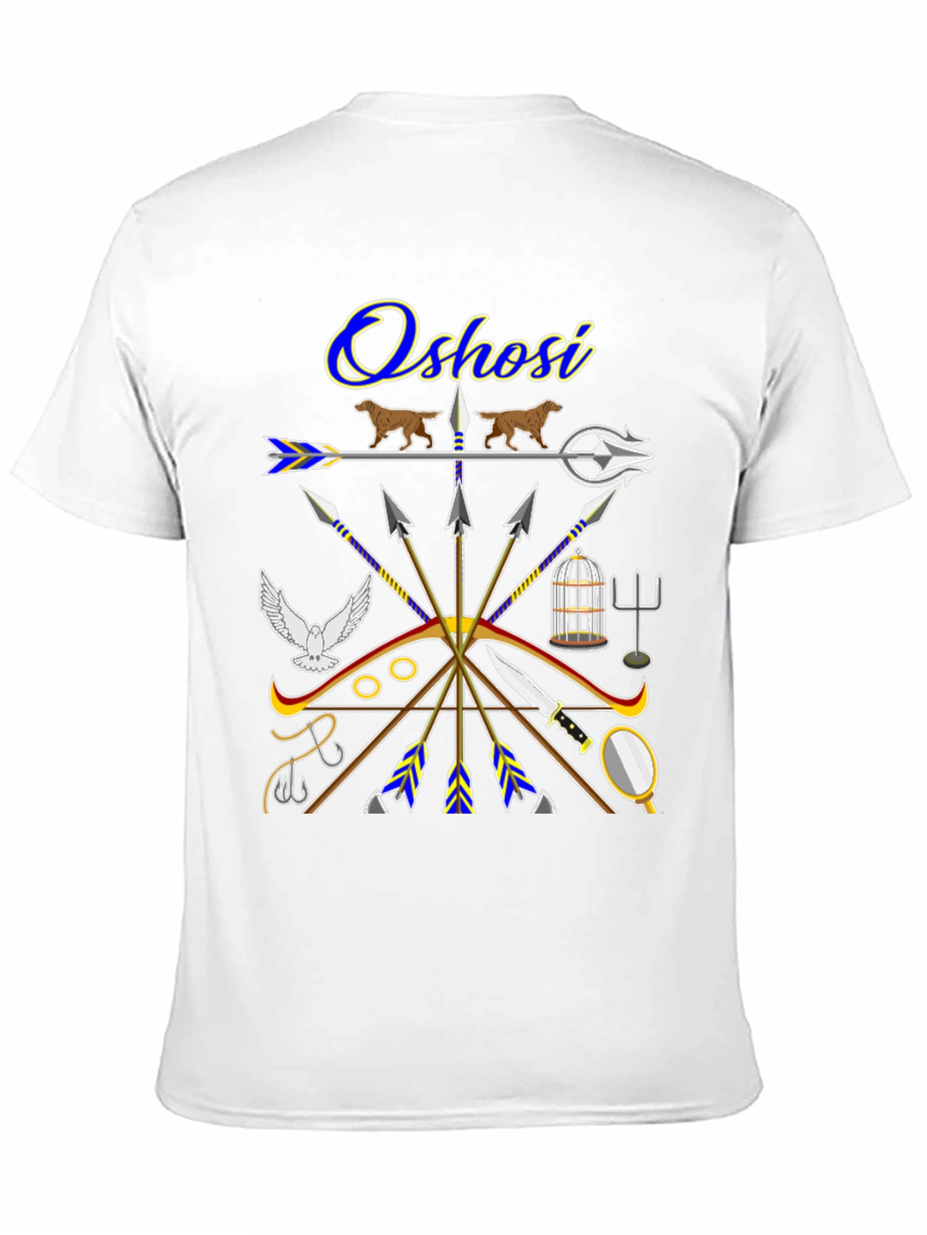 Oshosi T-Shirt - Afro-Caribbean Orisha Design