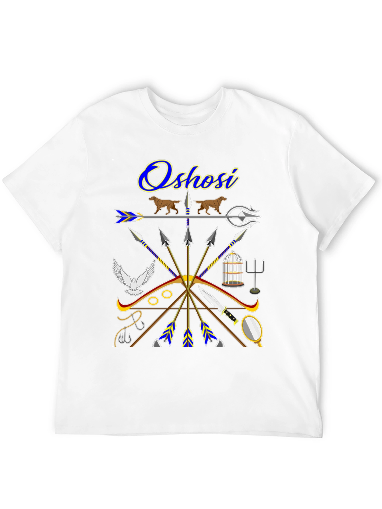 Oshosi T-Shirt - Afro-Caribbean Orisha Design