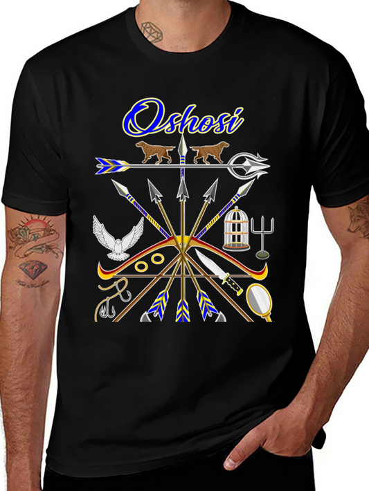 Oshosi T-Shirt - Afro-Caribbean Orisha Design