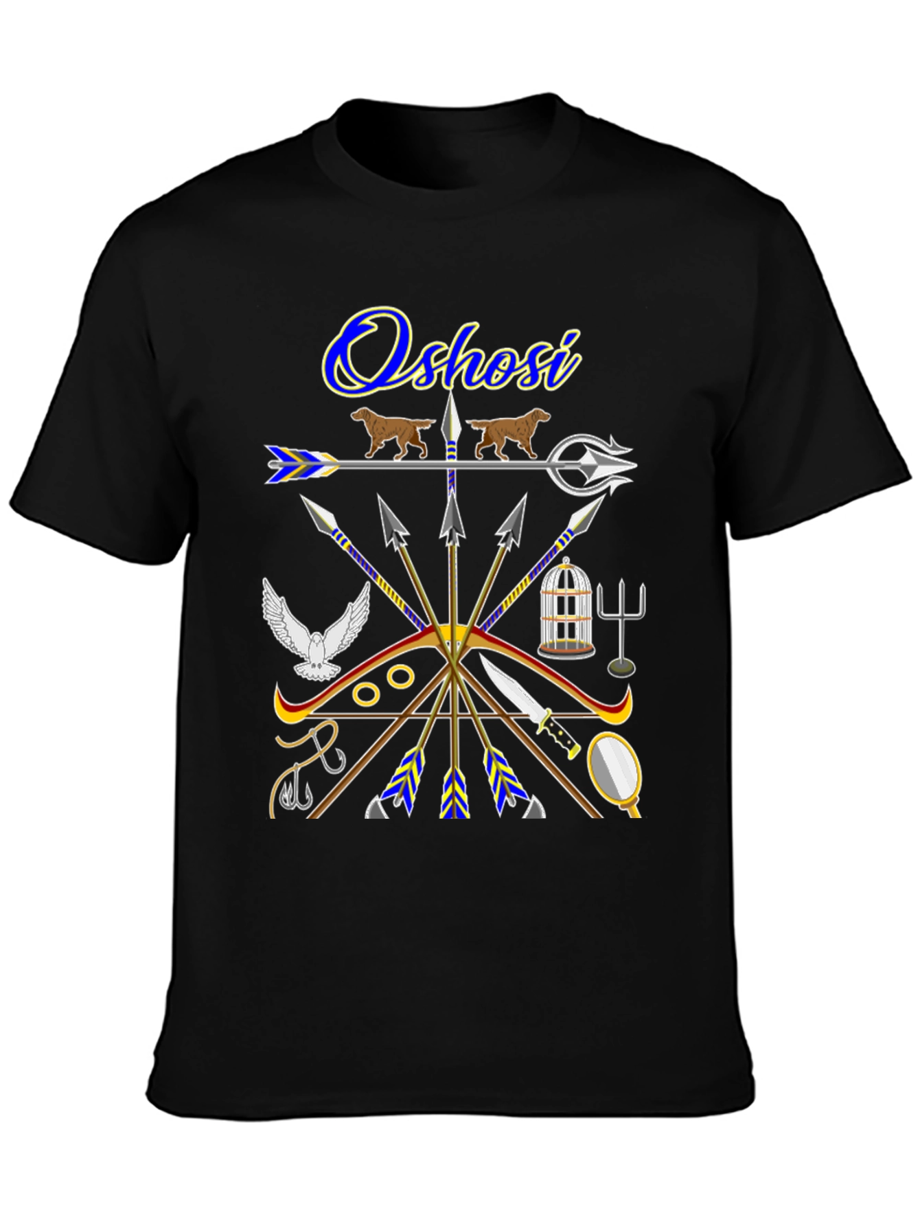 Oshosi T-Shirt - Afro-Caribbean Orisha Design