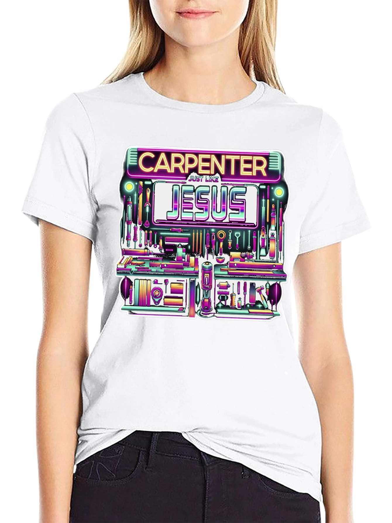 Carpenter Like Jesus Graphic Tee