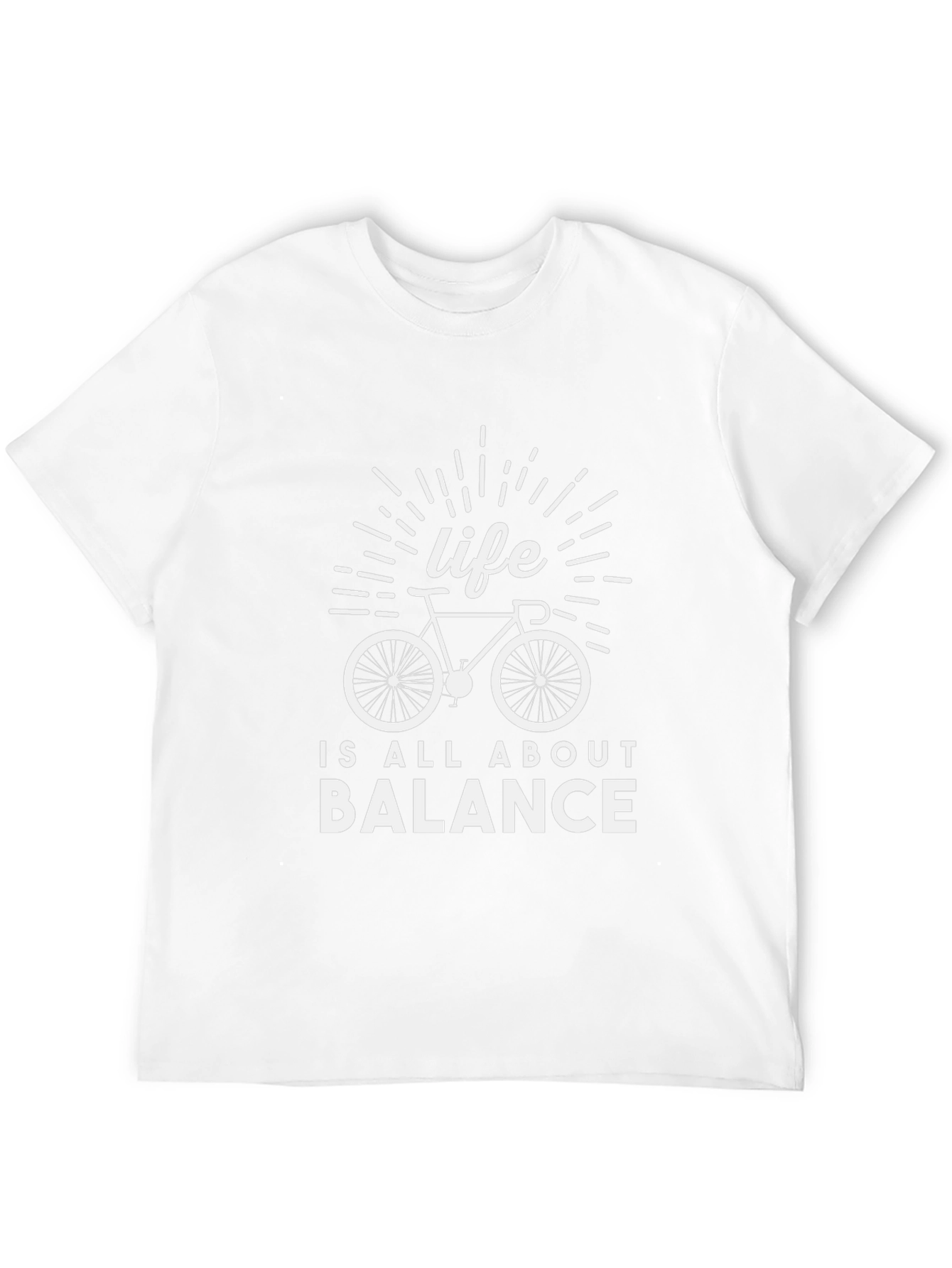Life Balance Bike Graphic Tee - Black