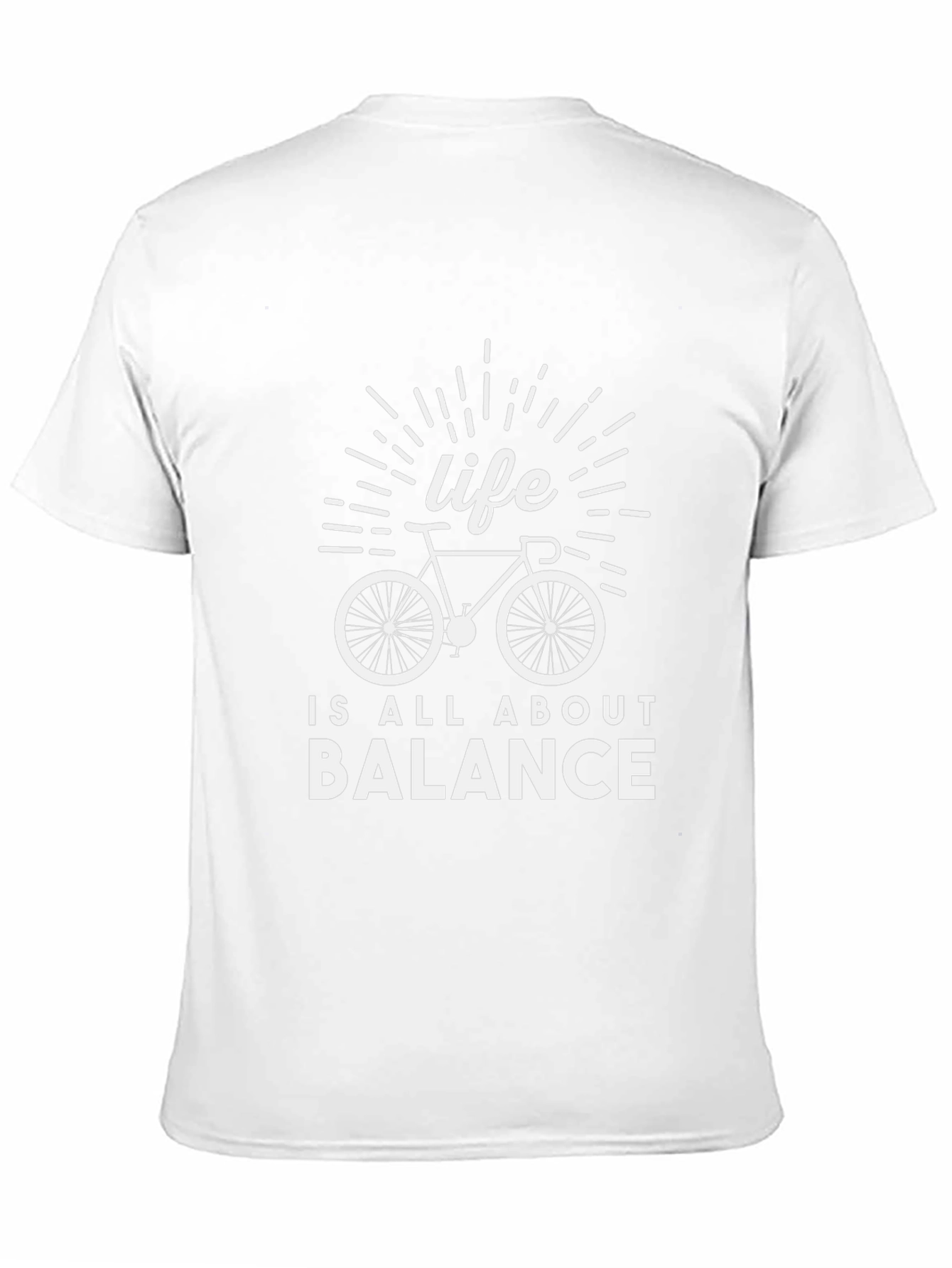 Life Balance Bike Graphic Tee - Black