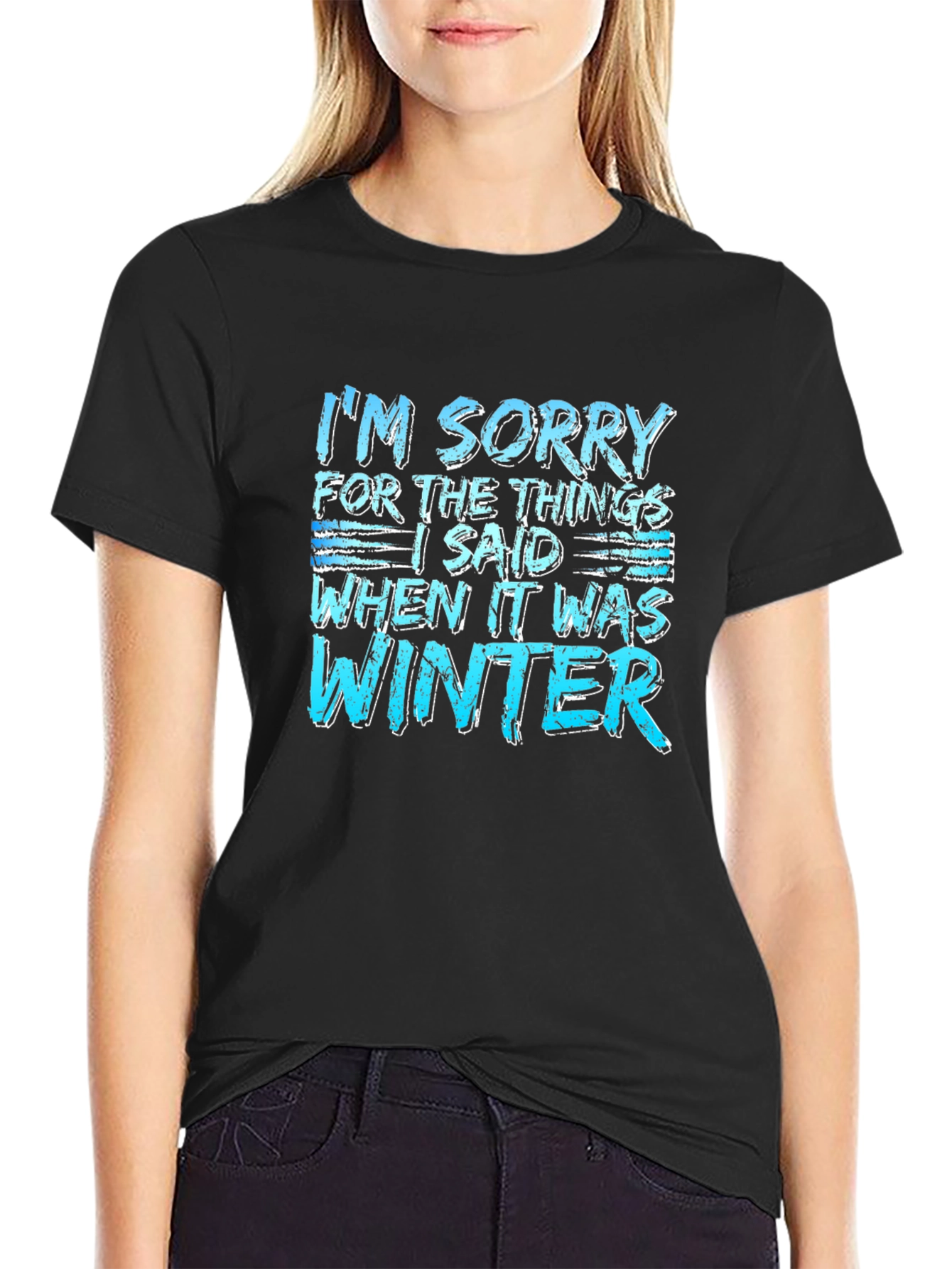 Funny Winter Apology T-Shirt