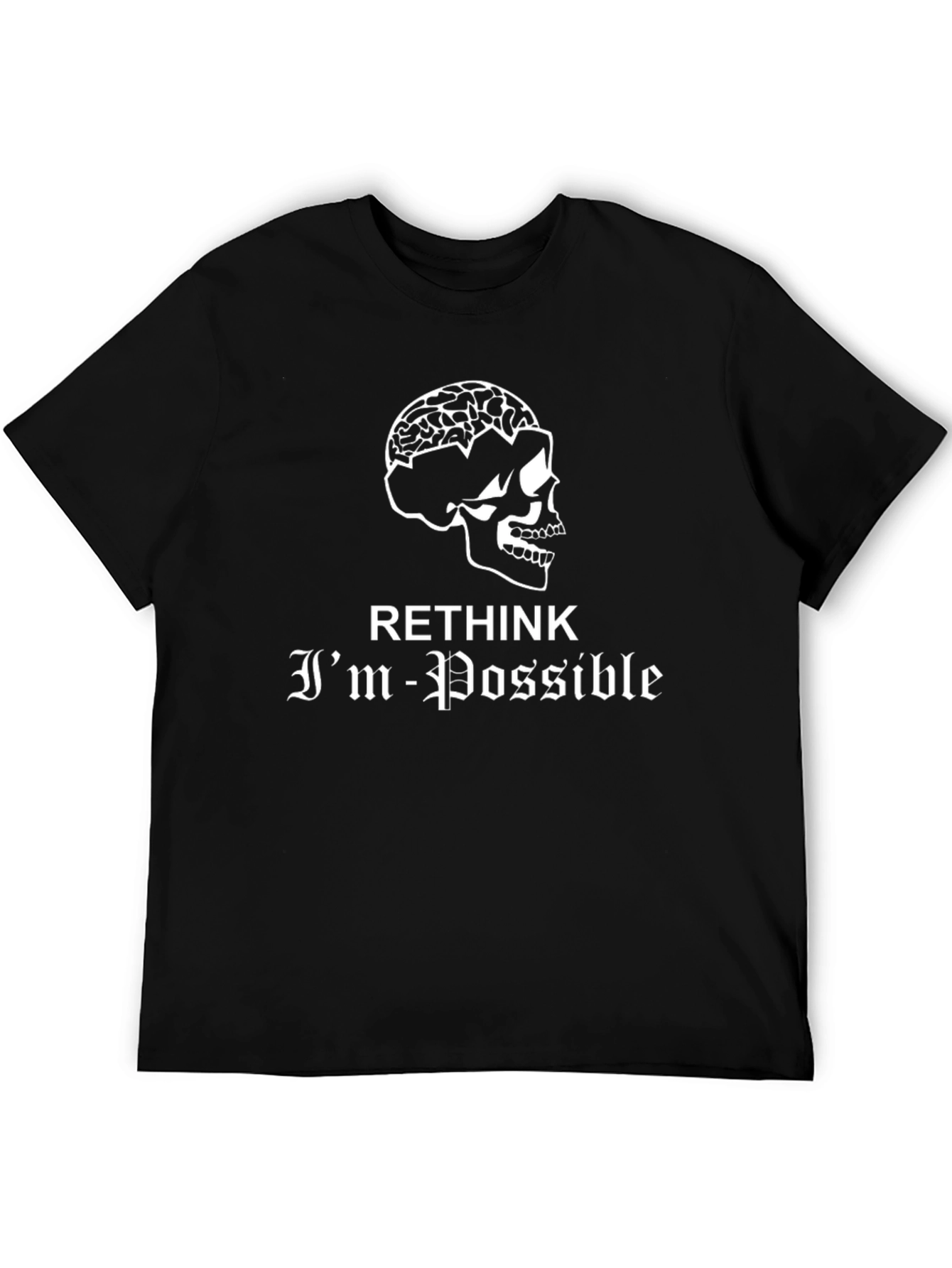 Rethink Impossible Skull Brain T-Shirt