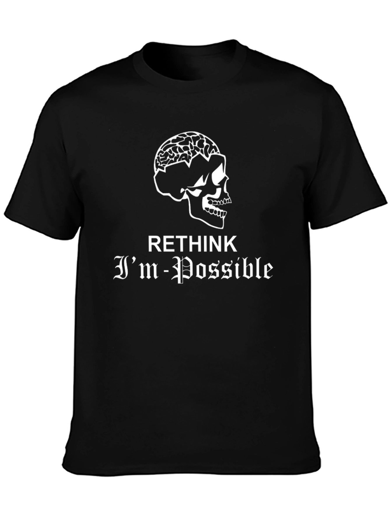Rethink Impossible Skull Brain T-Shirt