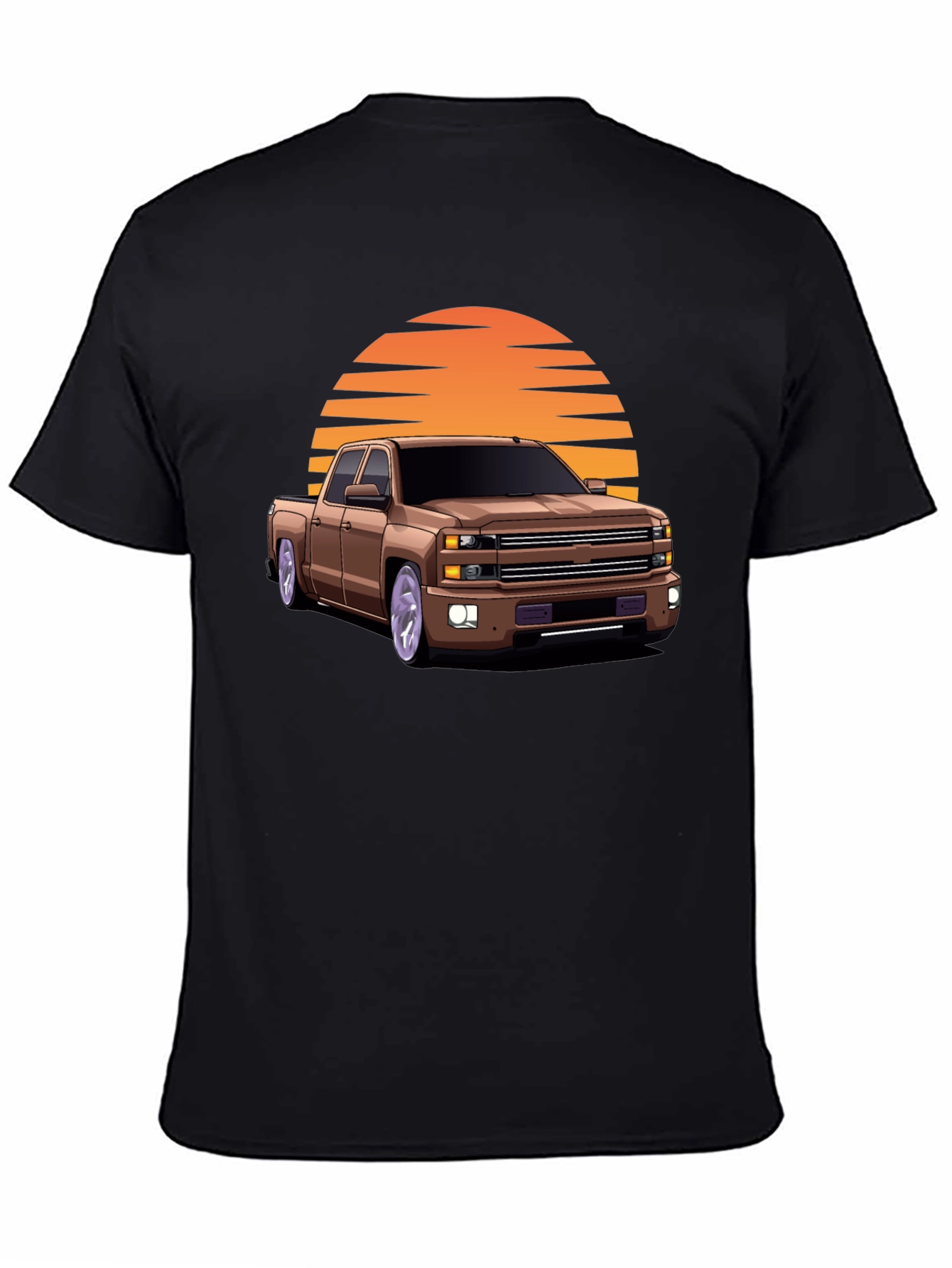 Truck & Sunset Graphic T-Shirt - Modern Streetwear