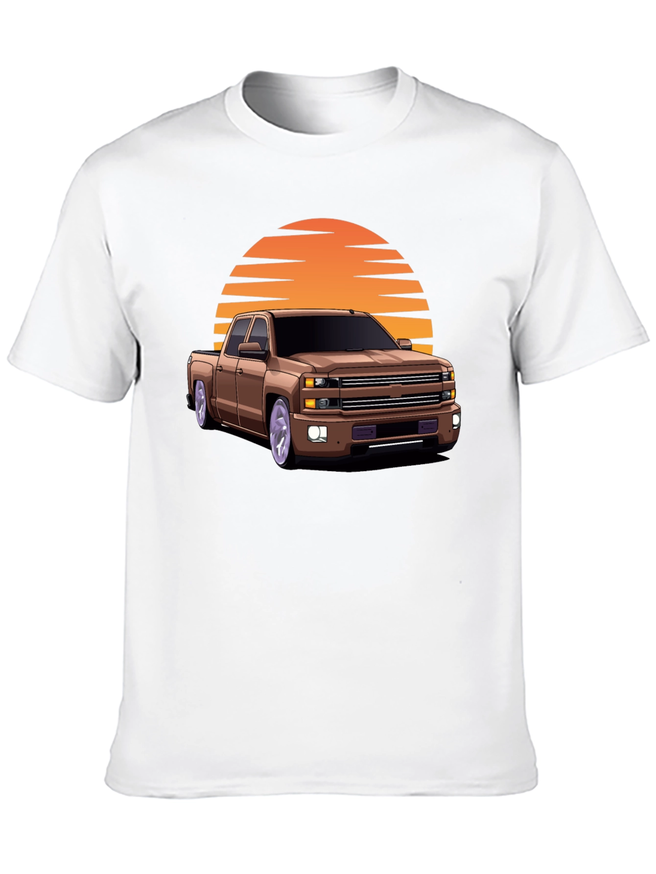 Truck & Sunset Graphic T-Shirt - Modern Streetwear