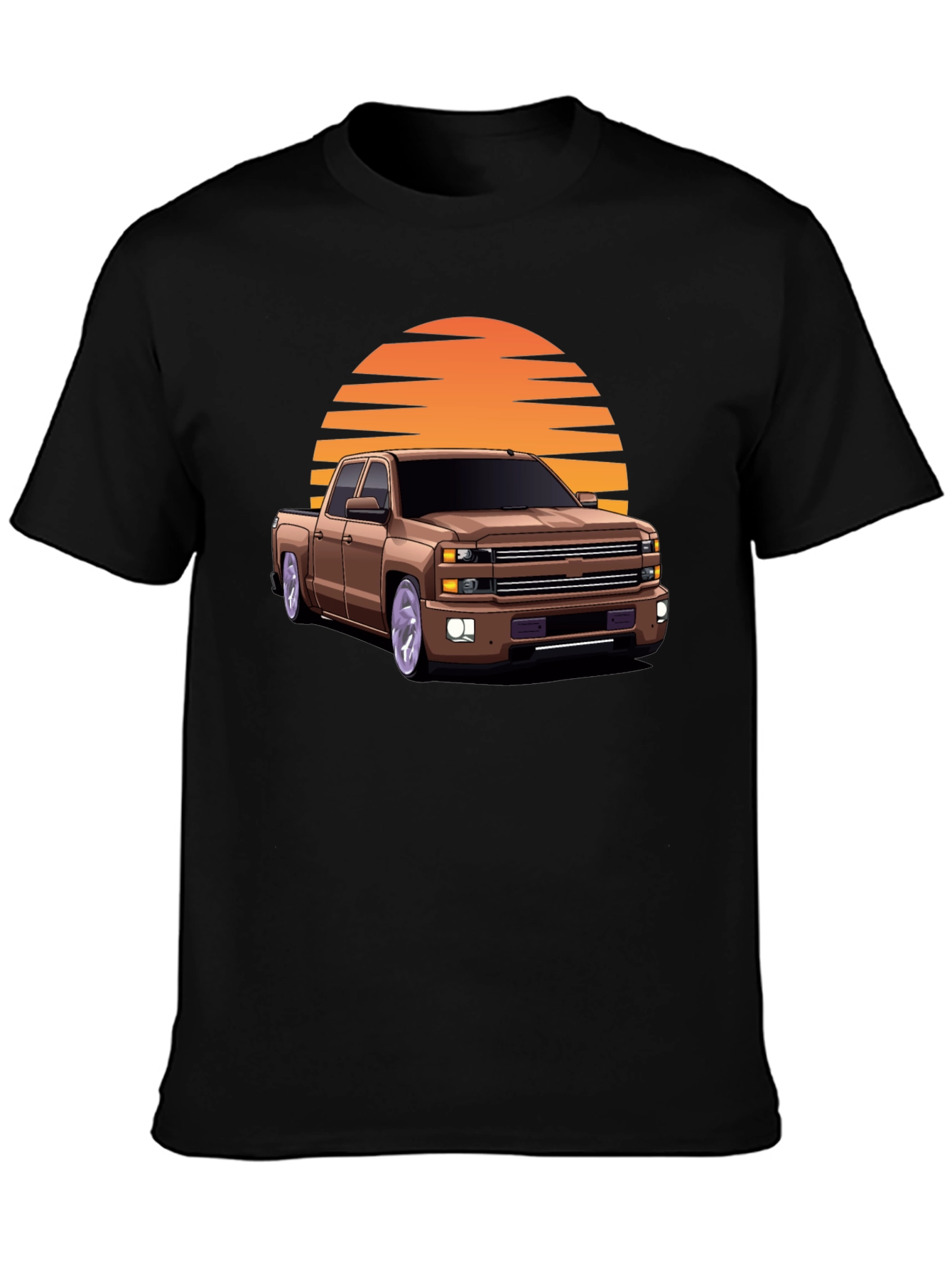 Truck & Sunset Graphic T-Shirt - Modern Streetwear