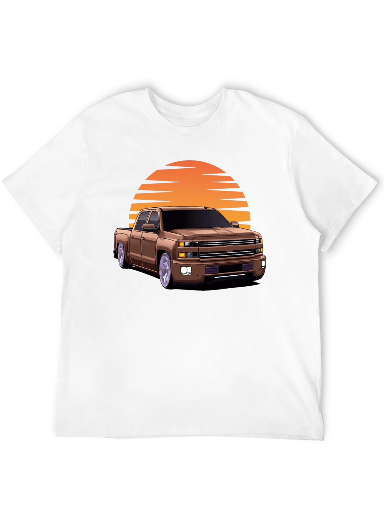 Truck & Sunset Graphic T-Shirt - Modern Streetwear
