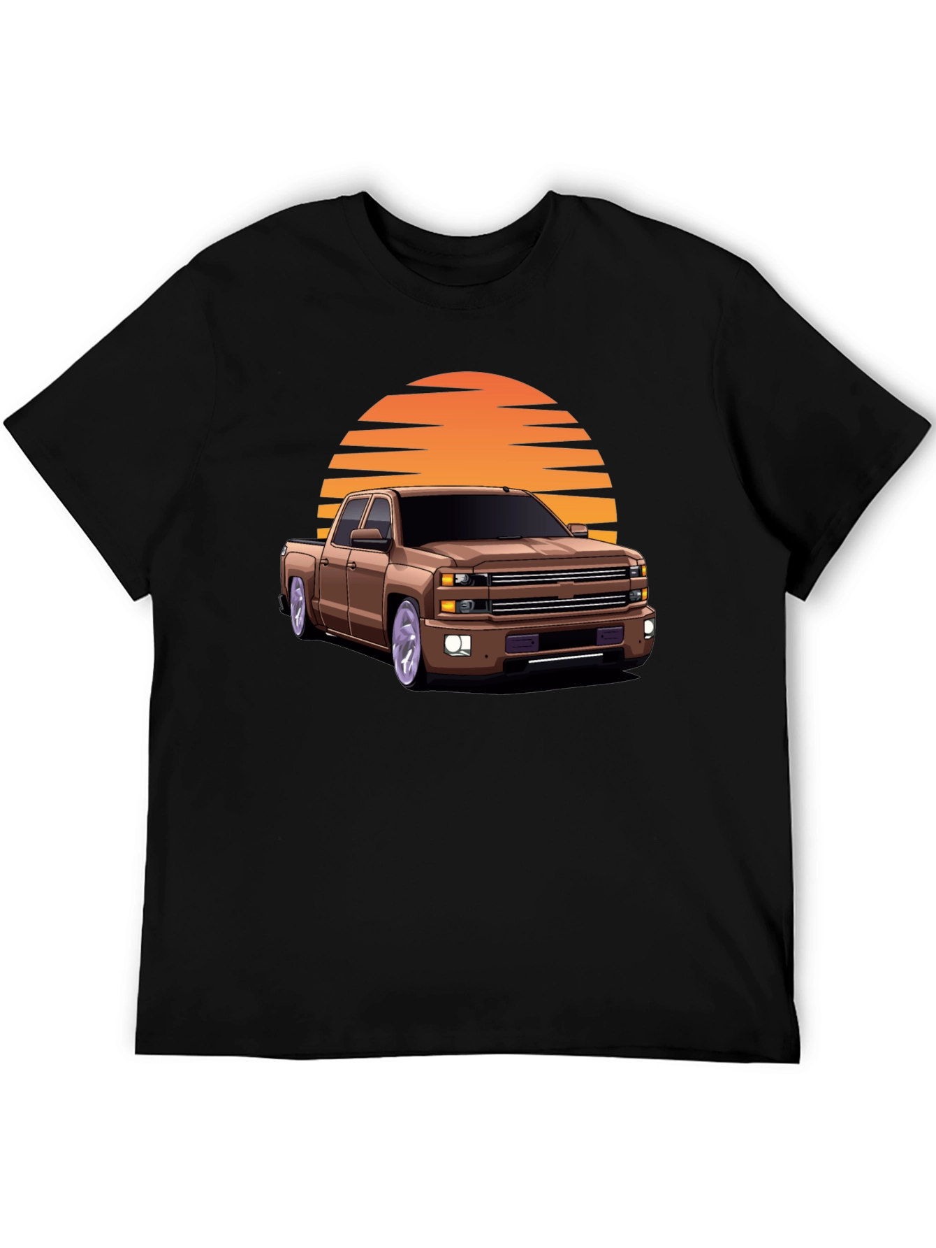 Truck & Sunset Graphic T-Shirt - Modern Streetwear