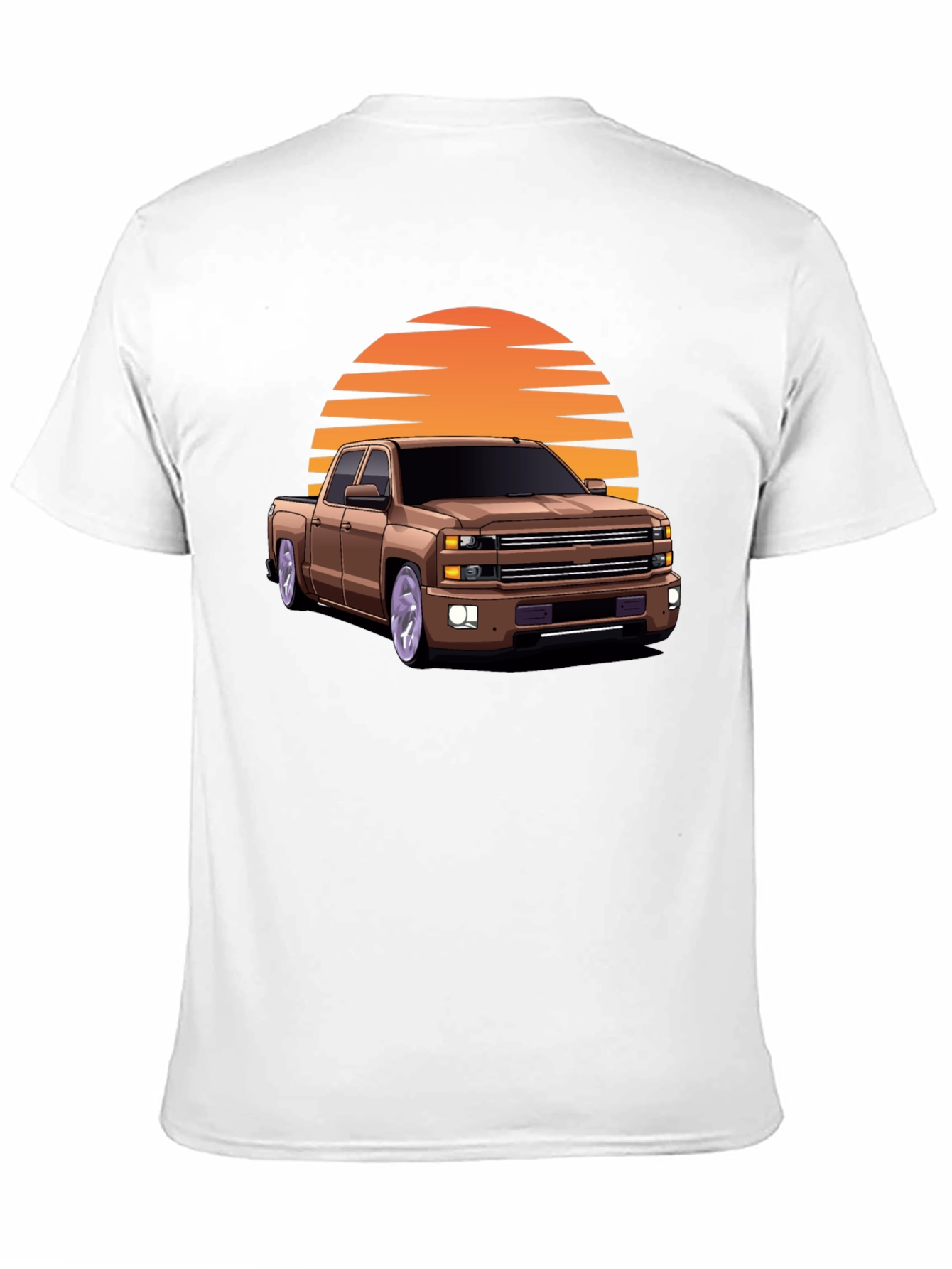 Truck & Sunset Graphic T-Shirt - Modern Streetwear