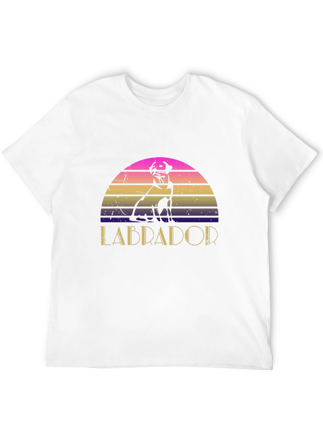Retro Labrador Dog T-Shirt