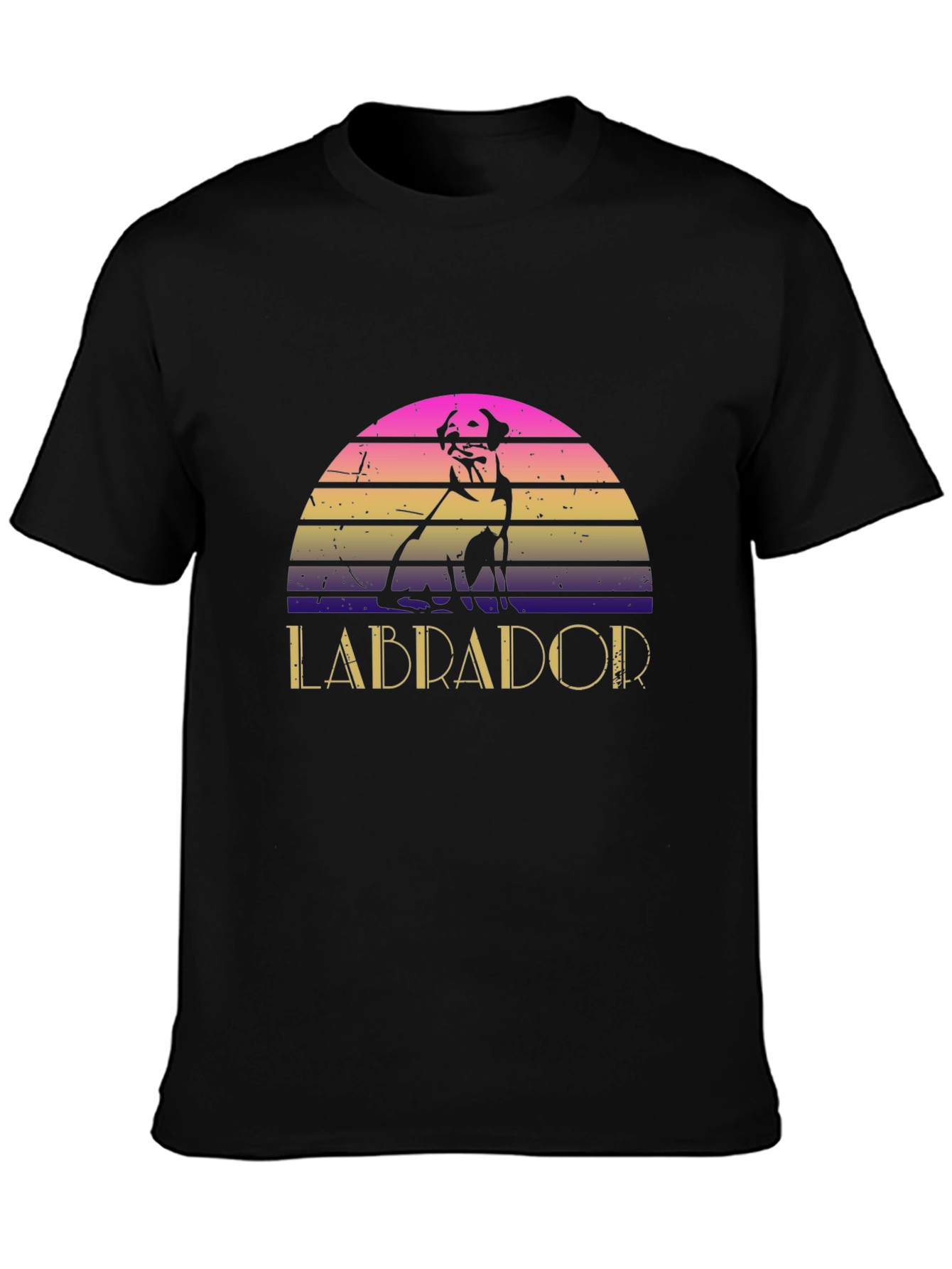 Retro Labrador Dog T-Shirt