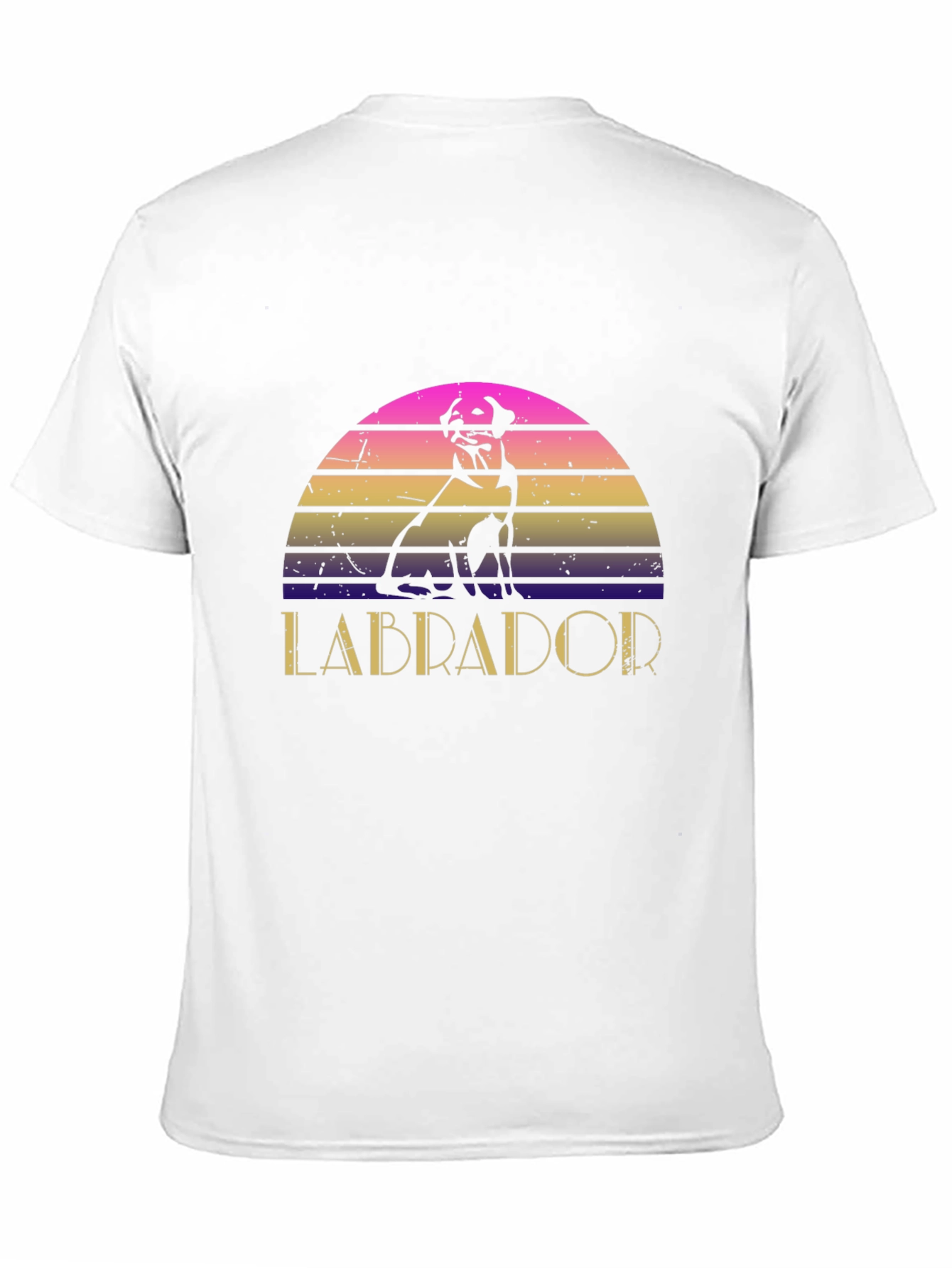 Retro Labrador Dog T-Shirt