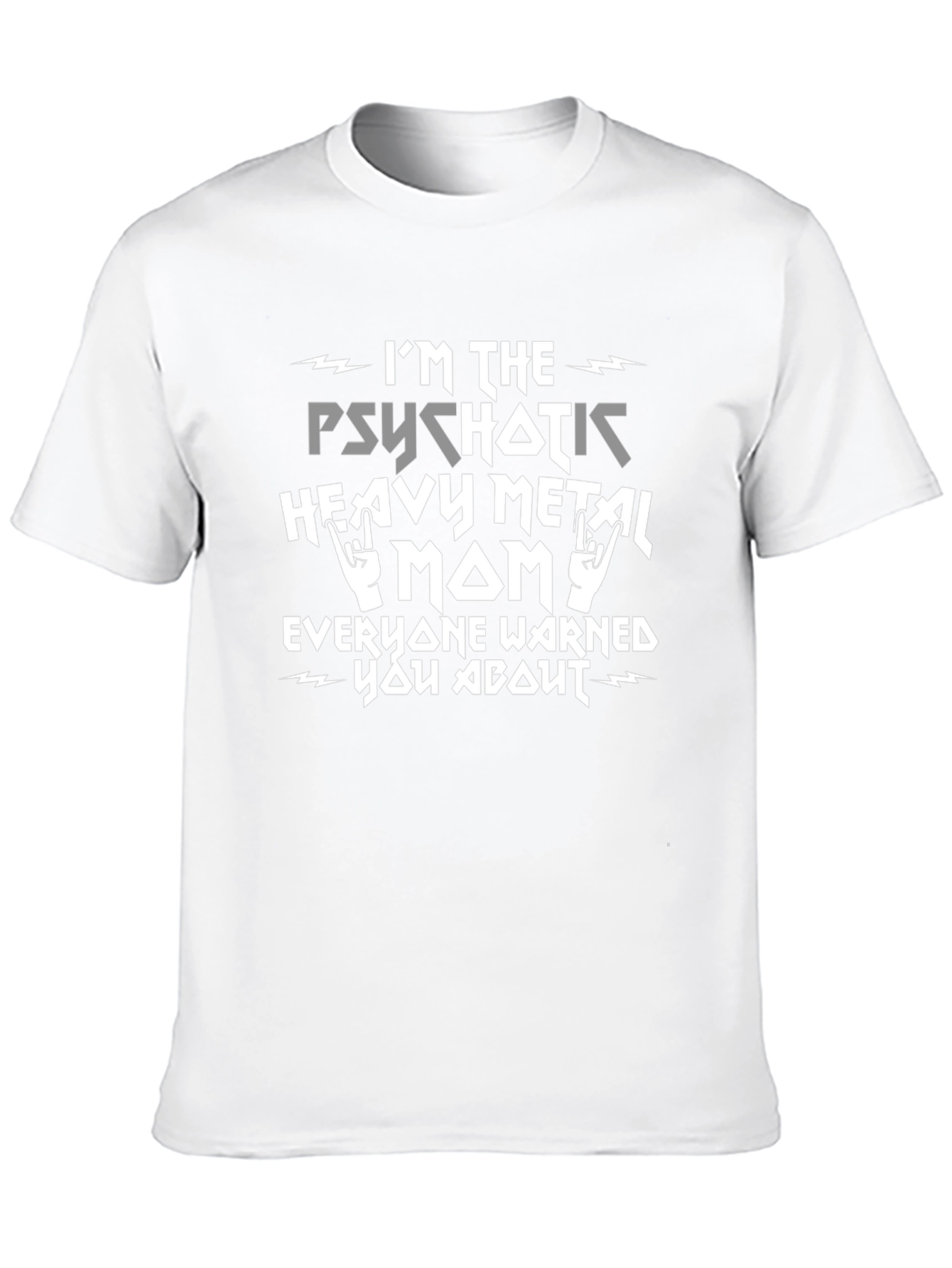 Psychotic Heavy Metal Mom Graphic Tee