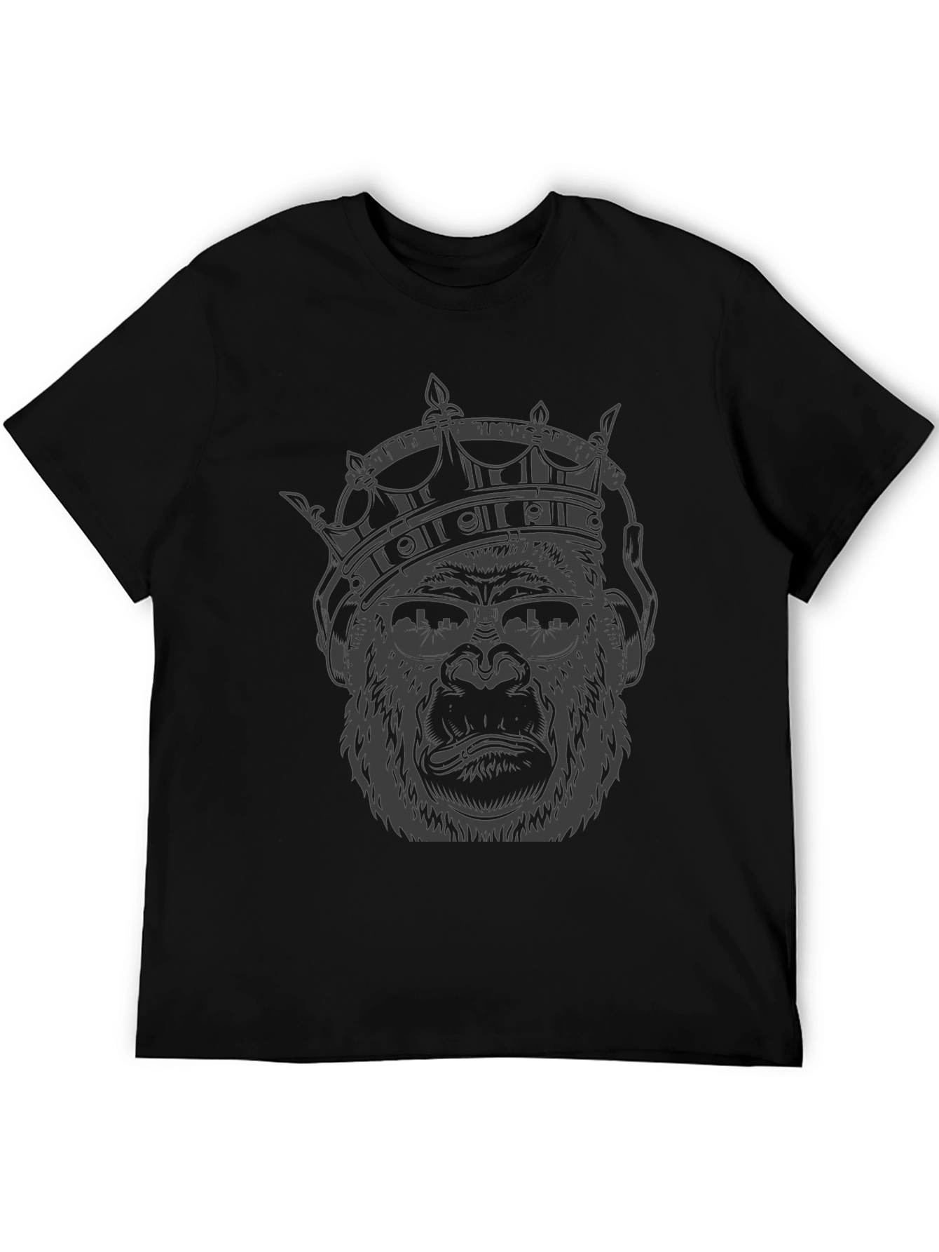King Kong Tee - Crowned Gorilla Graphic T-Shirt