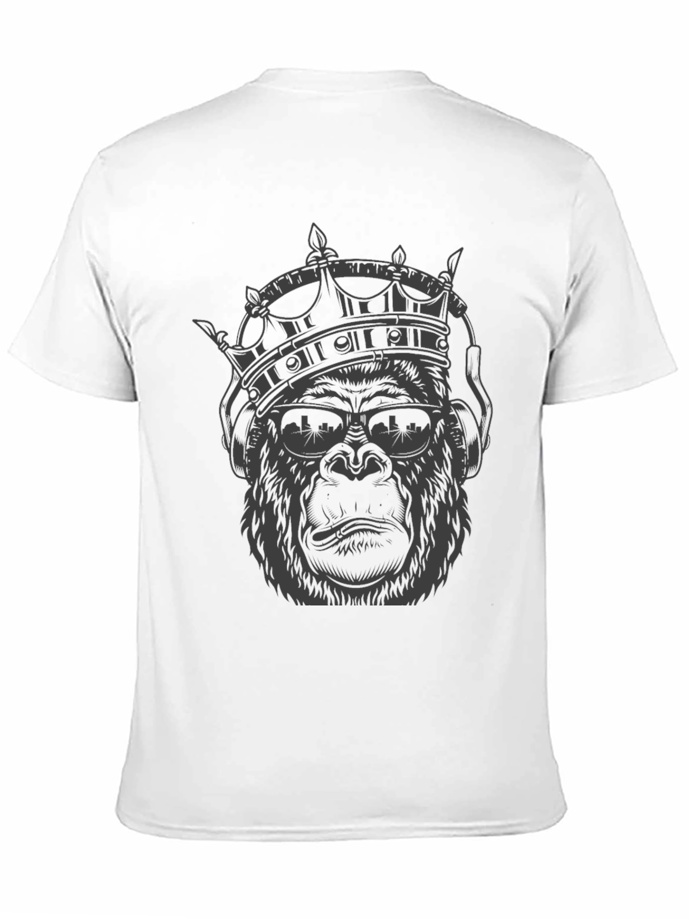 King Kong Tee - Crowned Gorilla Graphic T-Shirt
