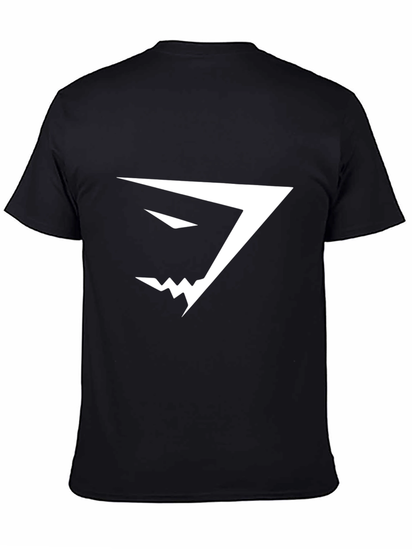 Mens Black T-Shirt with White Gym Logo