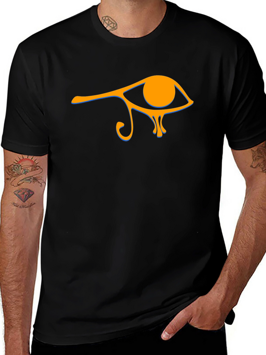 Eye of Horus Graphic Tee - Black Cotton T-Shirt