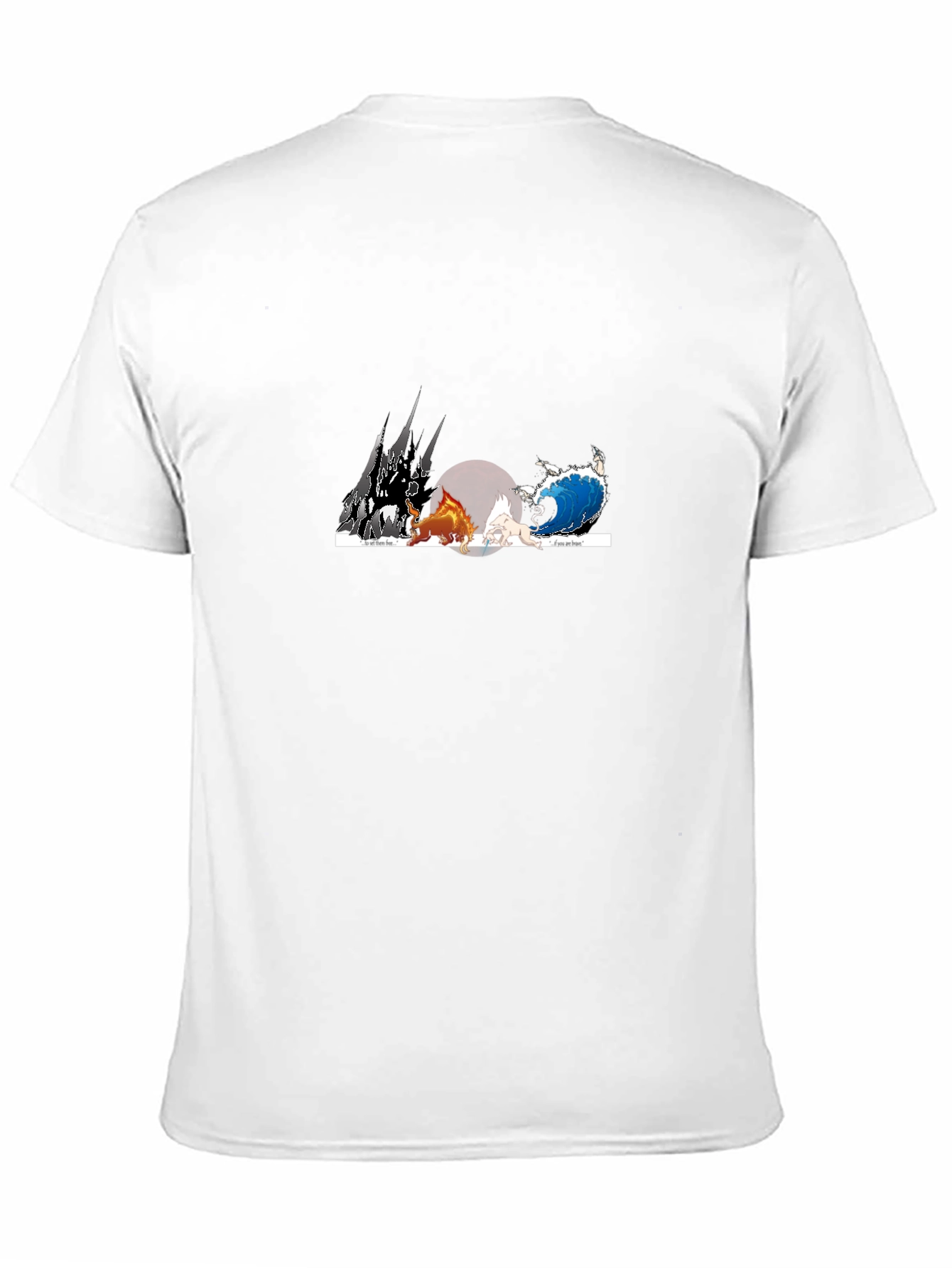 Elemental Chaos Black T-Shirt