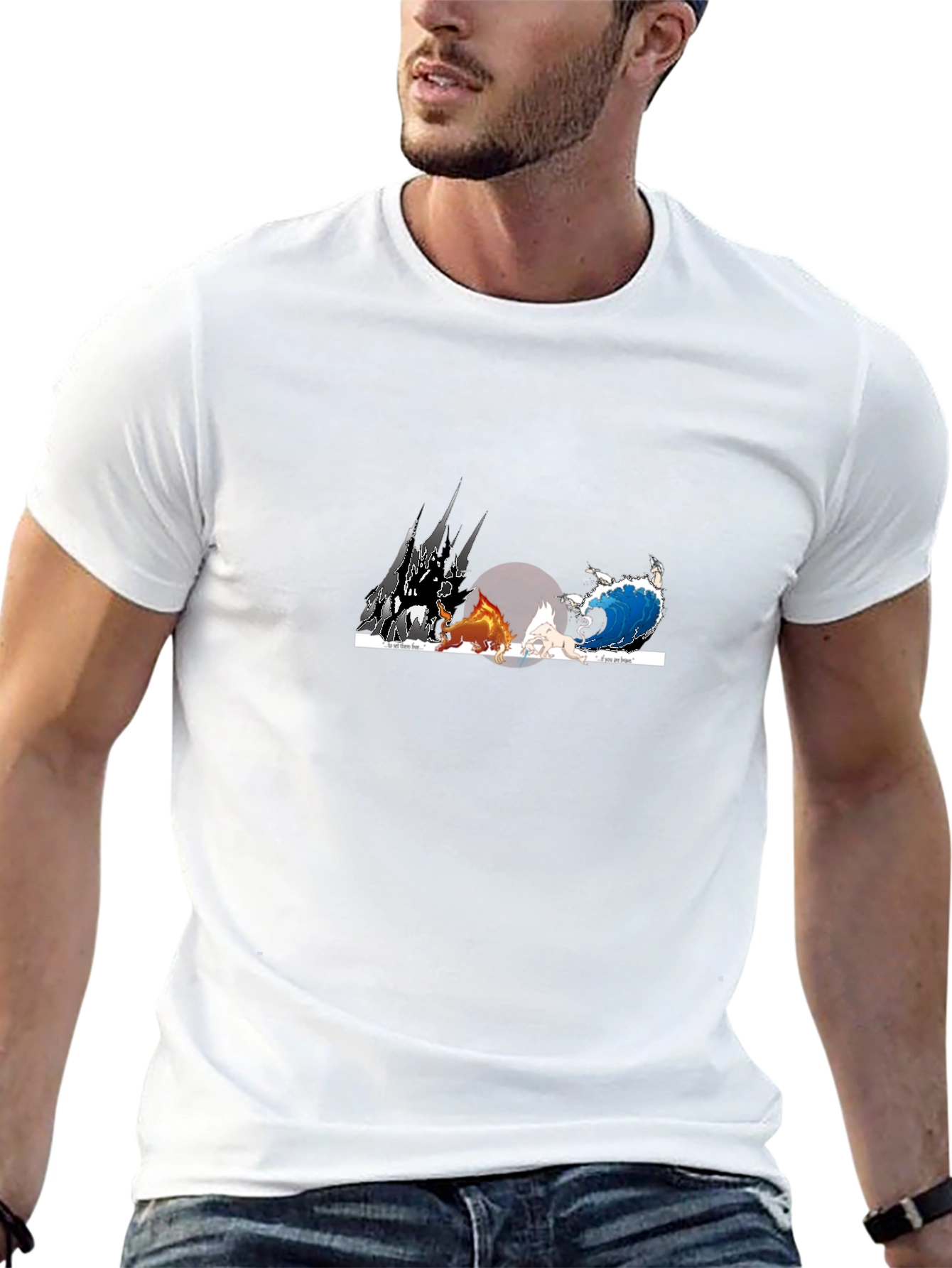 Elemental Chaos Black T-Shirt