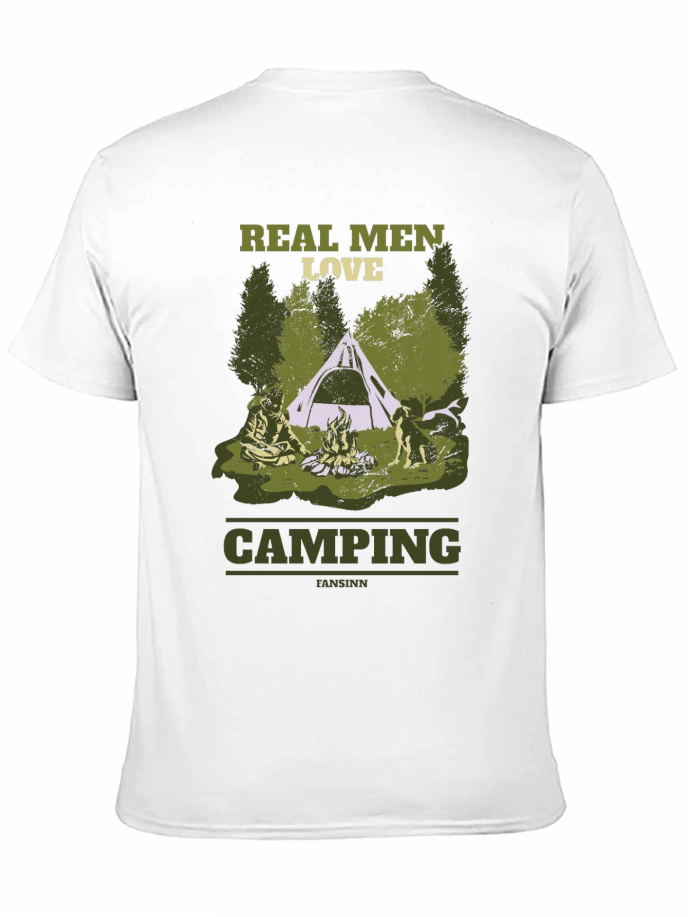 Real Men Love Camping Graphic T-Shirt