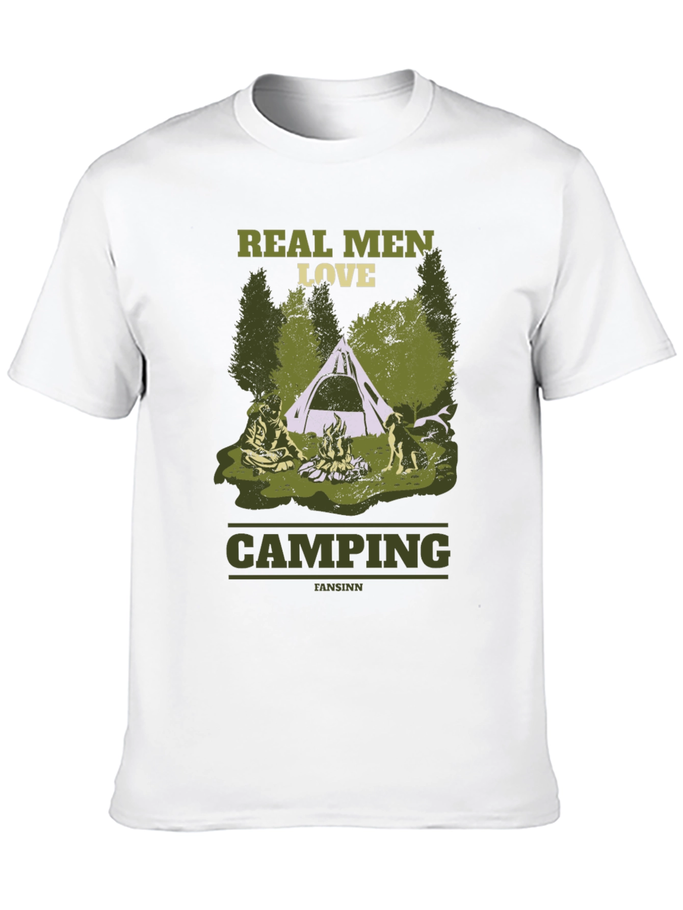 Real Men Love Camping Graphic T-Shirt