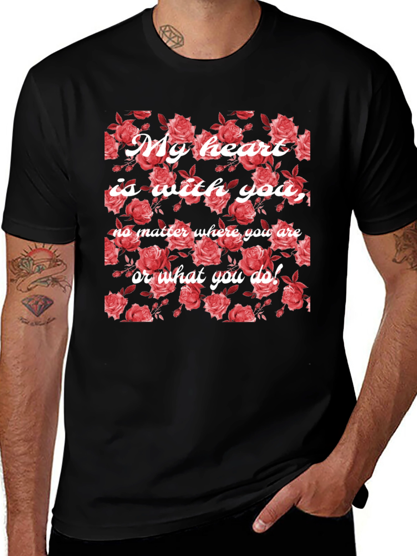 Floral Heart T-Shirt